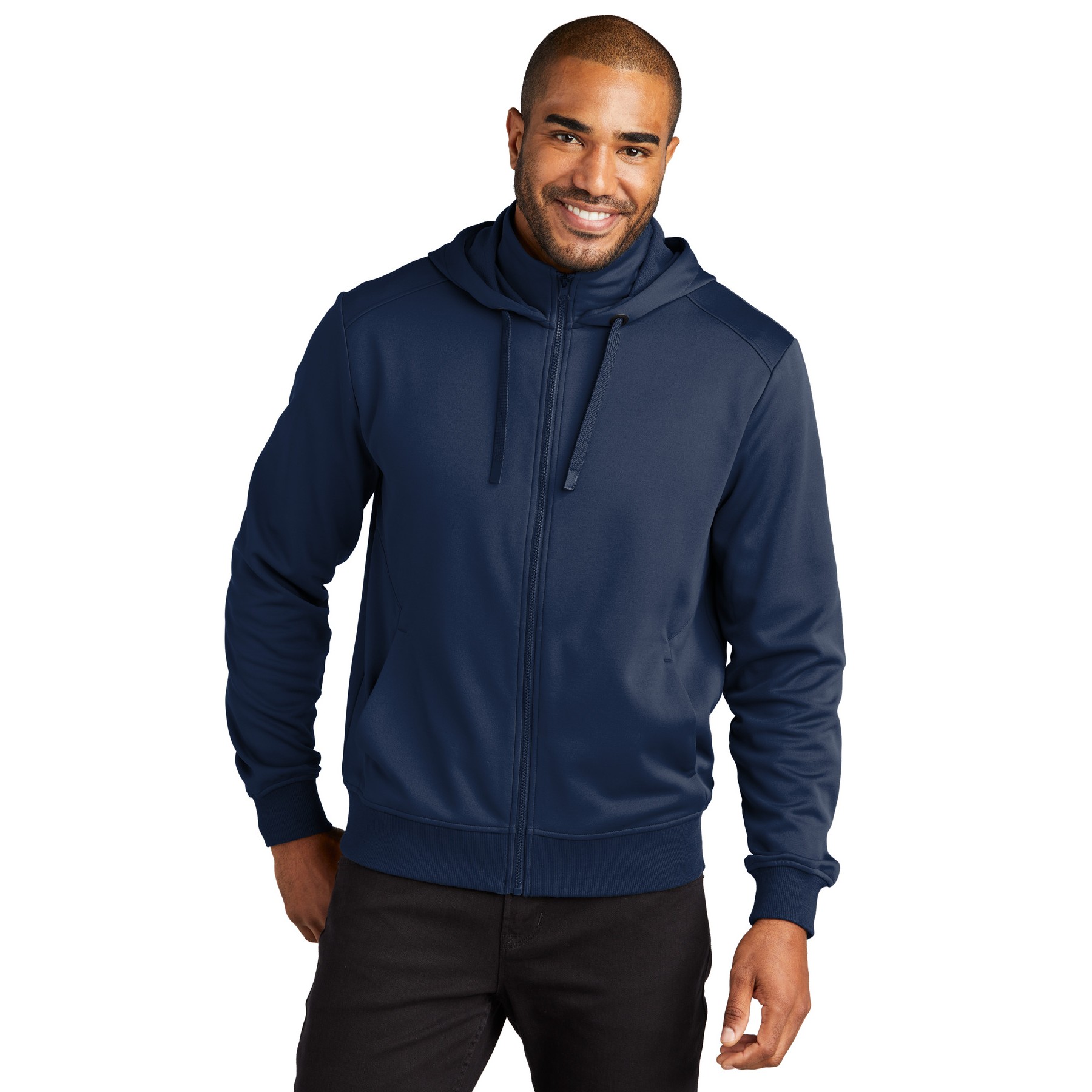 Smooth Fleece Hooded Jacket - Thumbnail Image
