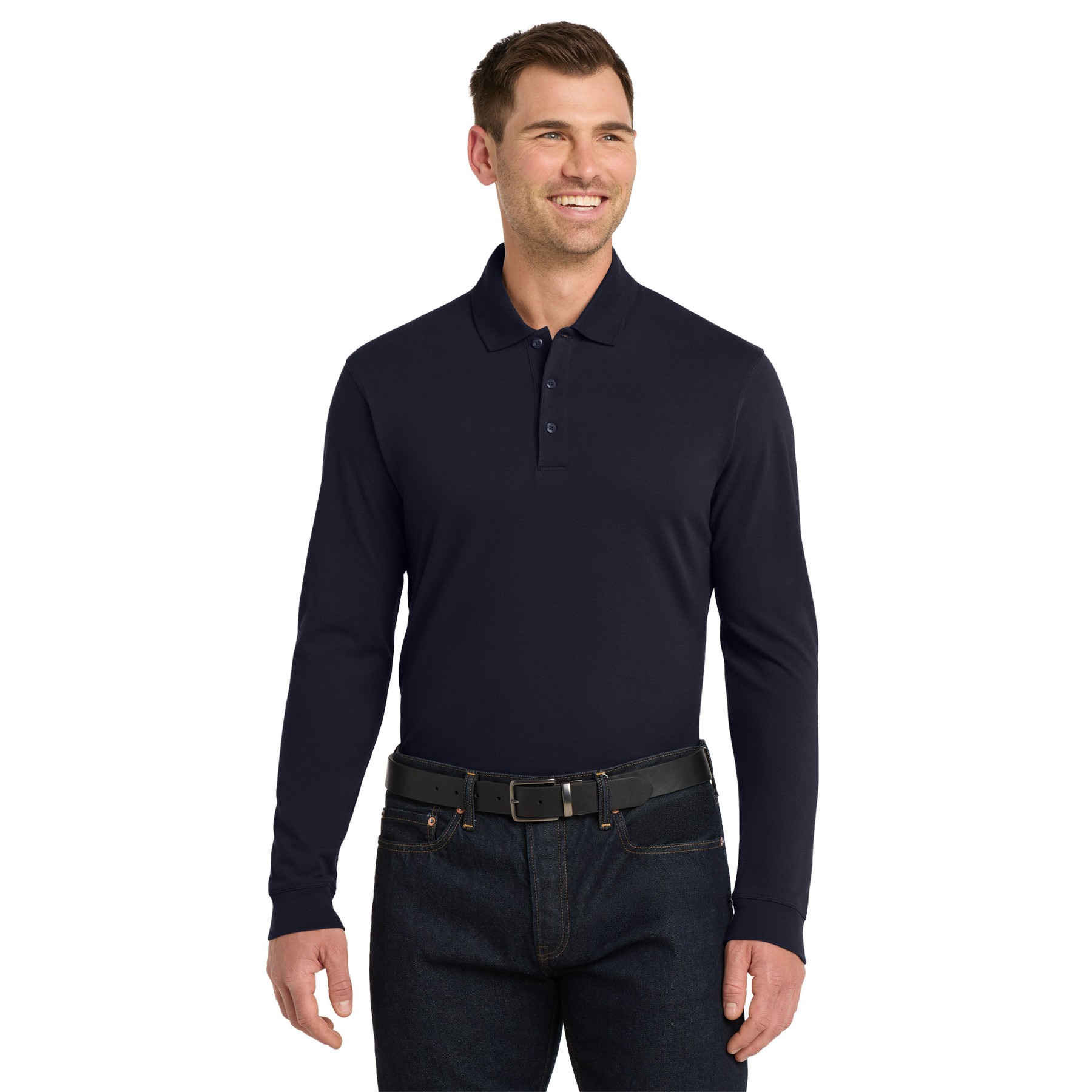 EZCotton Long Sleeve Polo - Thumbnail Image