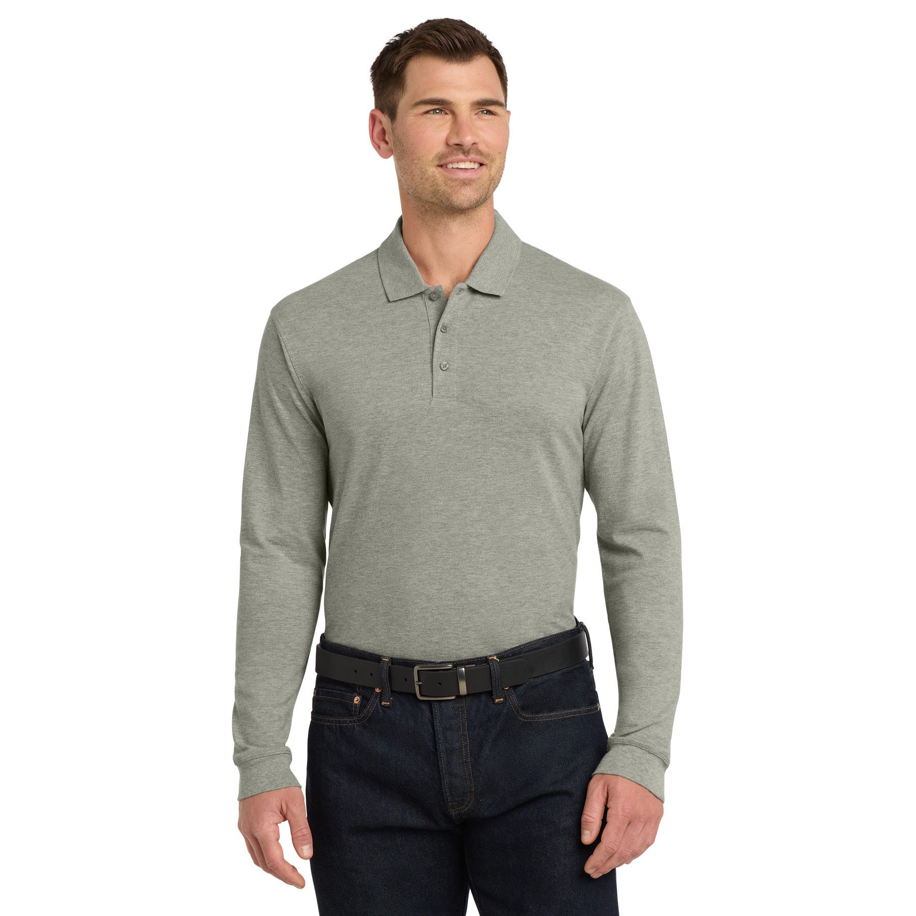 EZCotton Long Sleeve Polo - Thumbnail Image