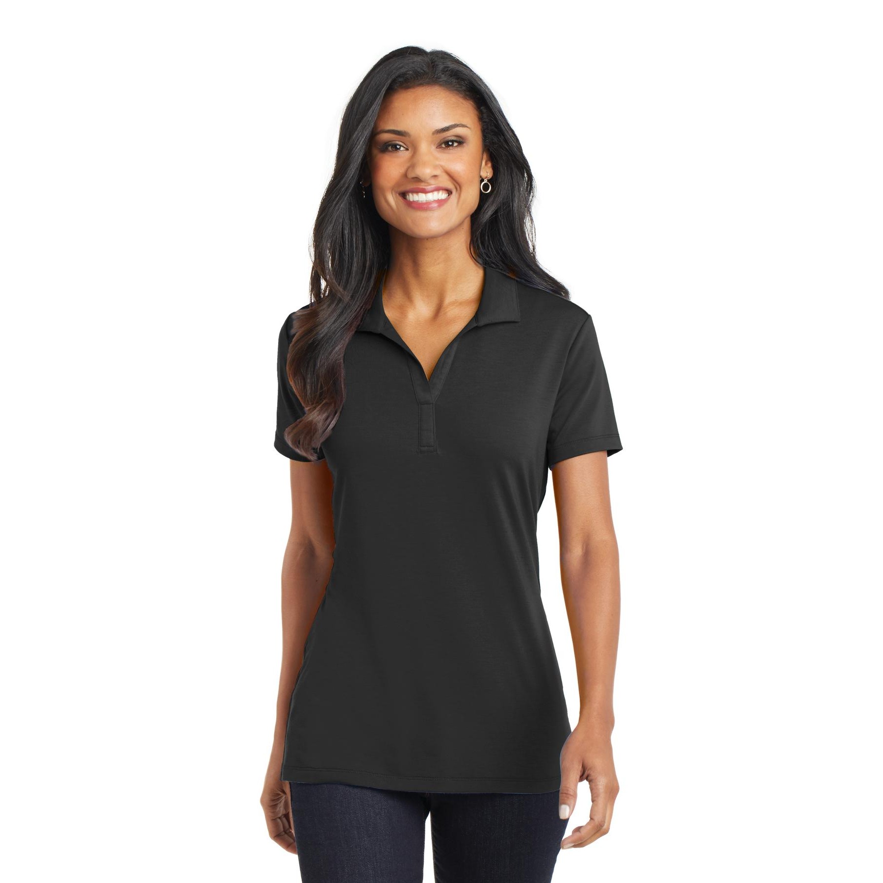Women's Cotton Touch Performance Polo - Thumbnail Image