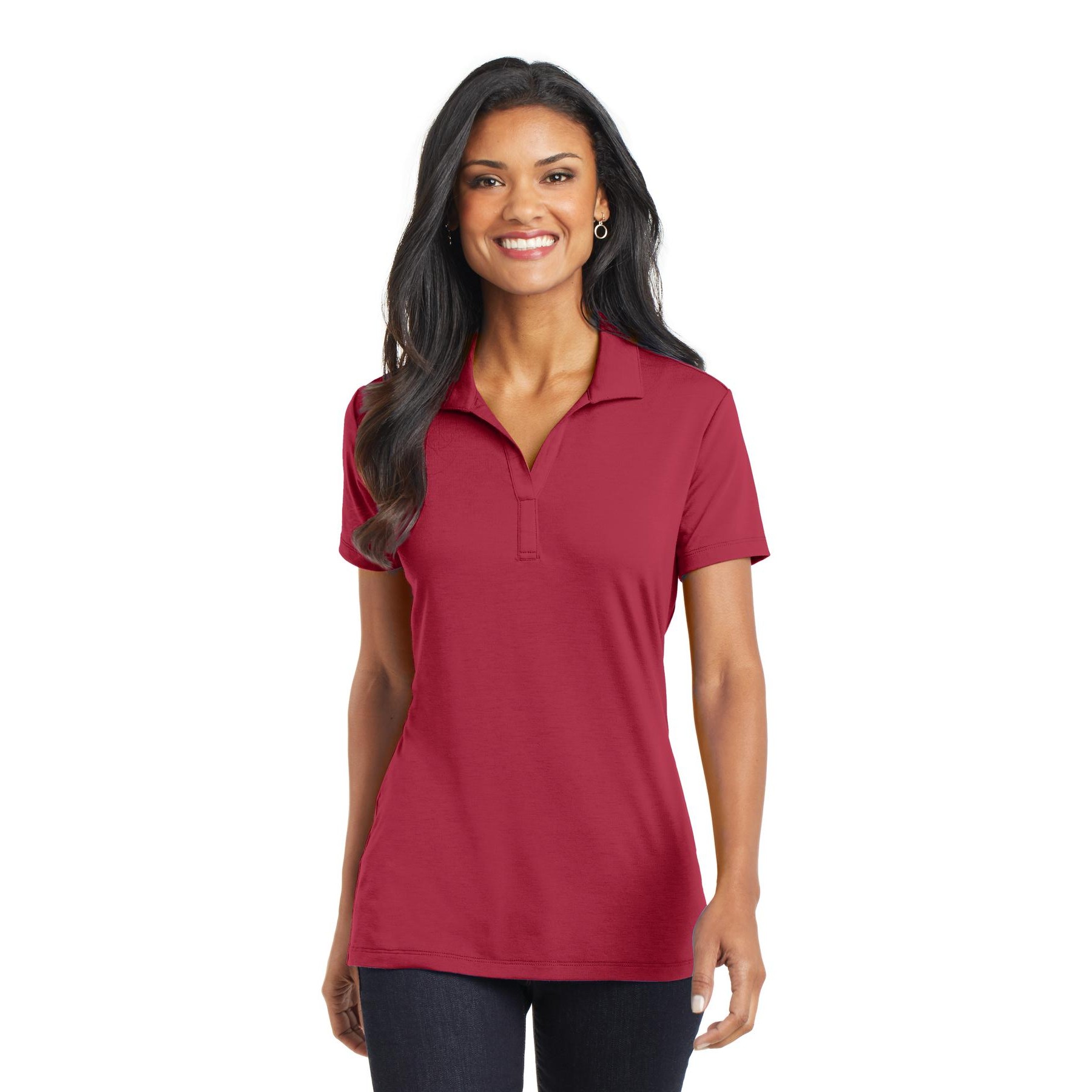 Women's Cotton Touch Performance Polo - Thumbnail Image
