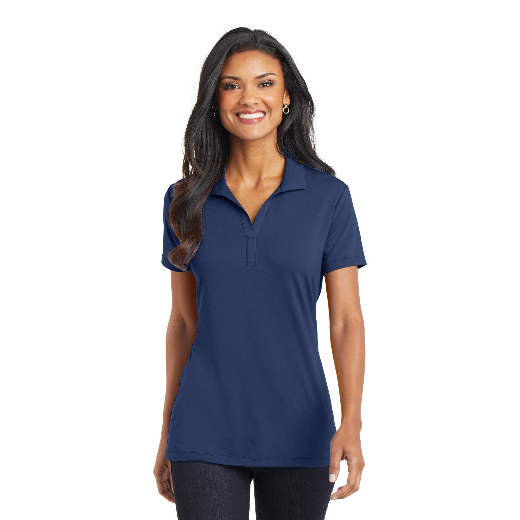 Women's Cotton Touch Performance Polo - Thumbnail Image