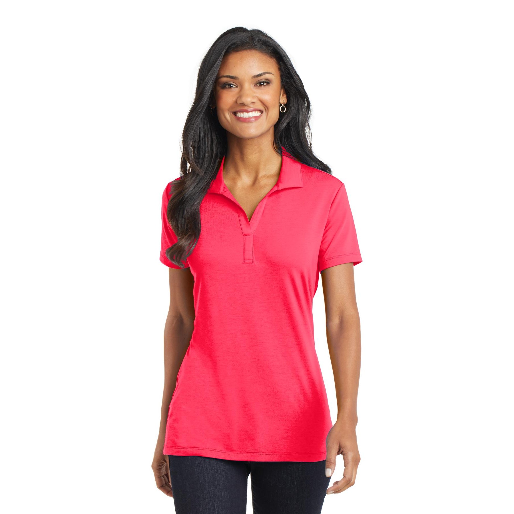 Women's Cotton Touch Performance Polo - Thumbnail Image