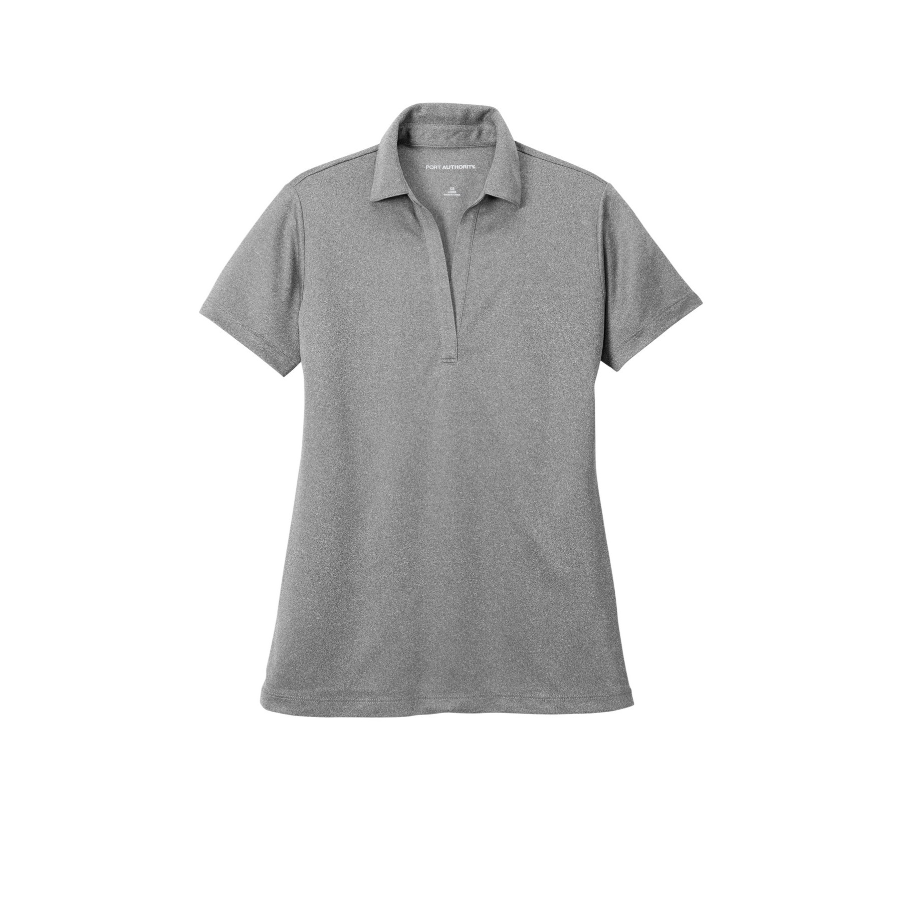 Women's Heathered Silk Touch Performance Polo - Thumbnail Image