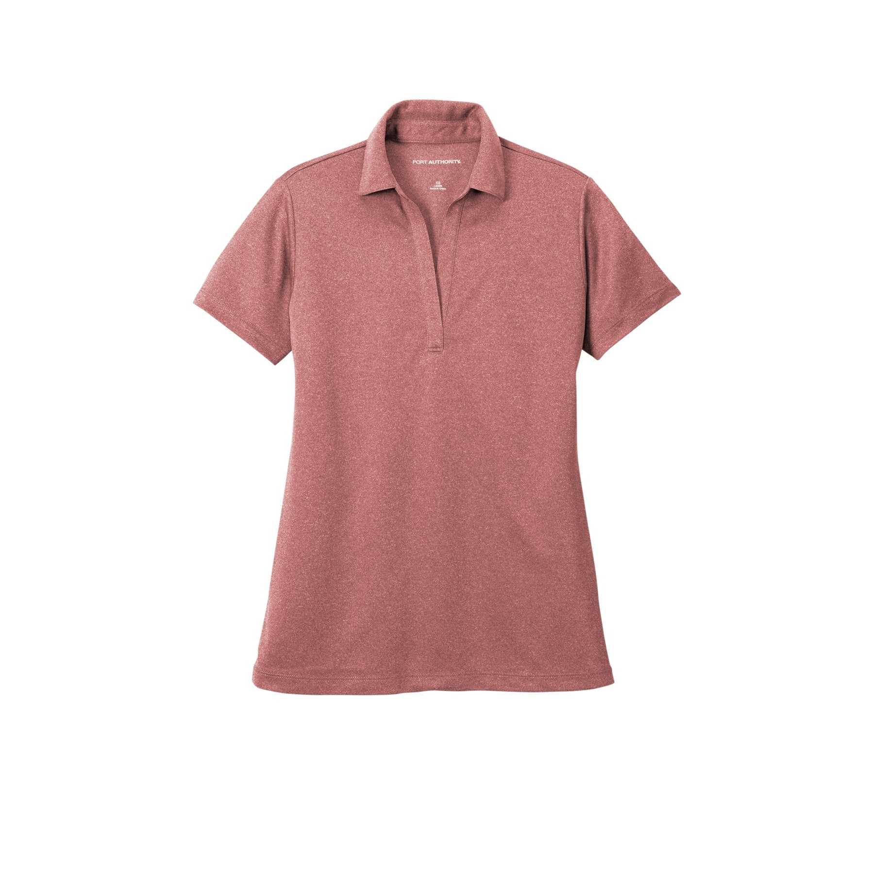 Women's Heathered Silk Touch Performance Polo - Thumbnail Image