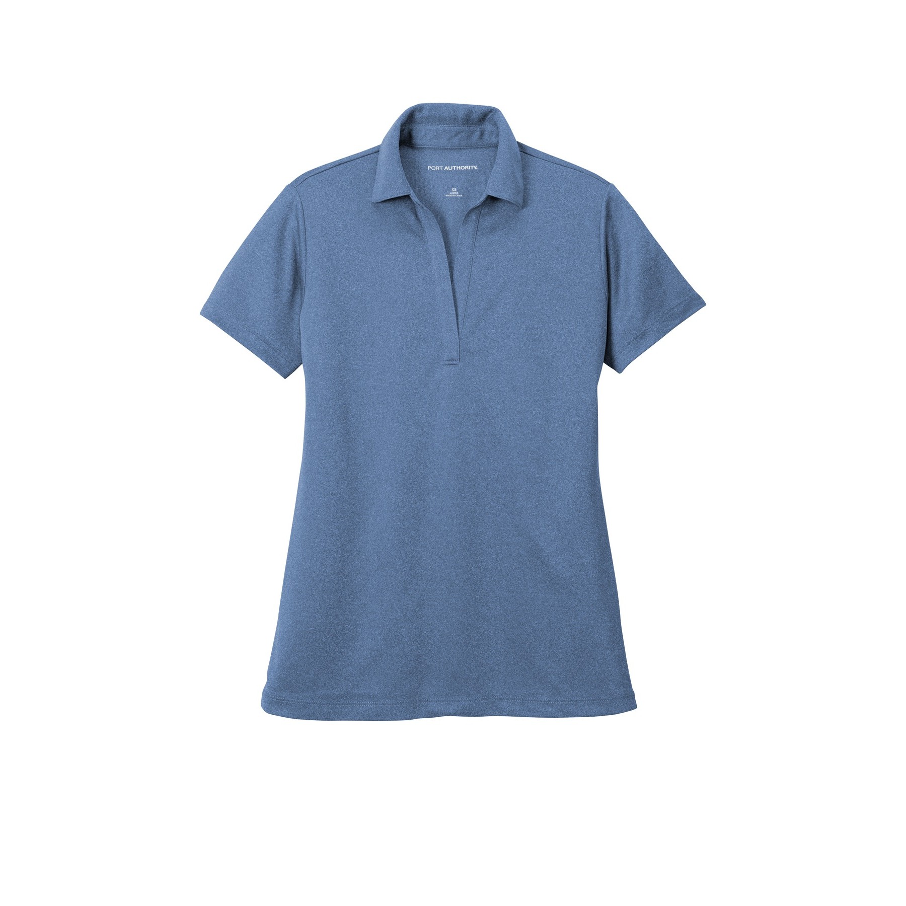 Women's Heathered Silk Touch Performance Polo - Thumbnail Image