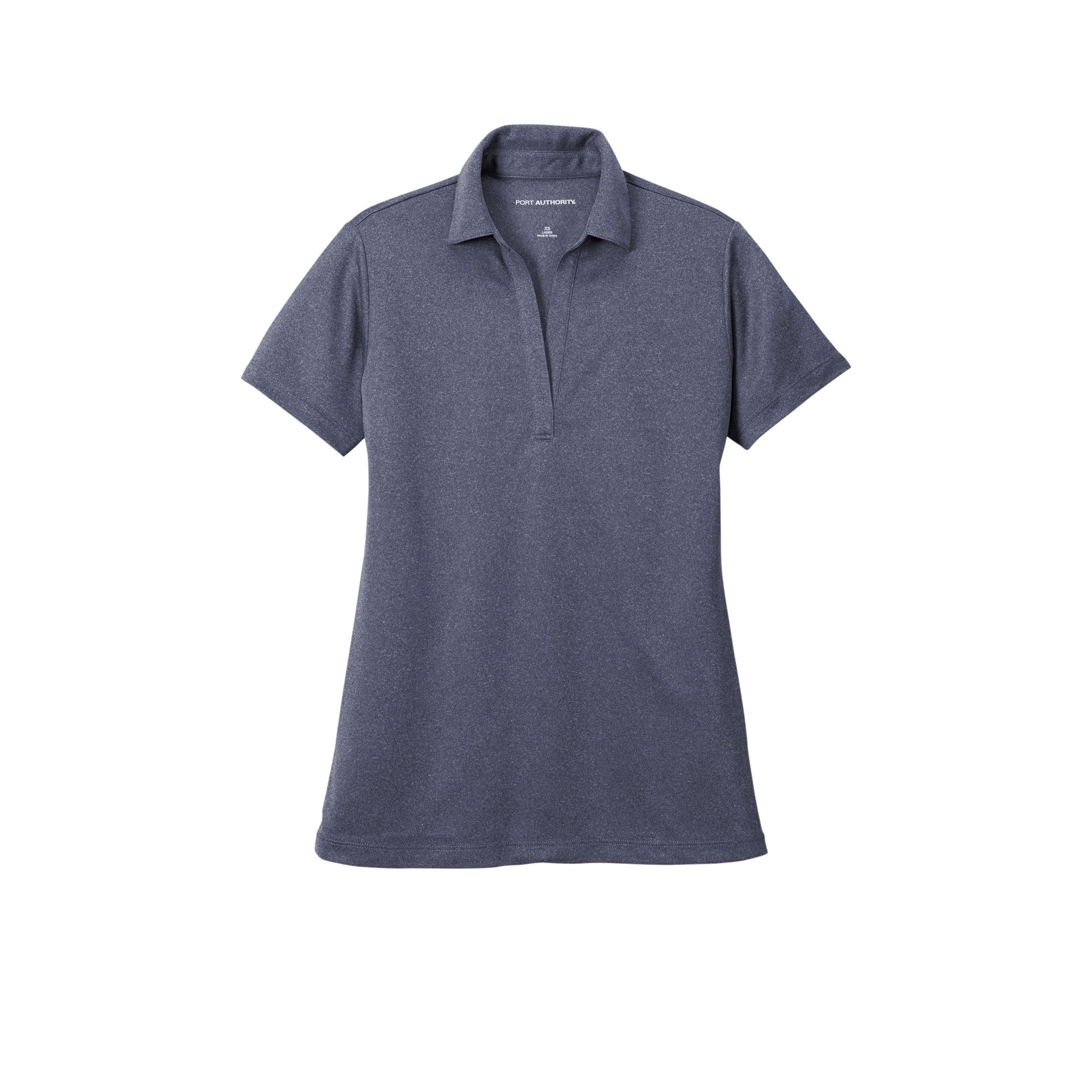 Women's Heathered Silk Touch Performance Polo - Thumbnail Image