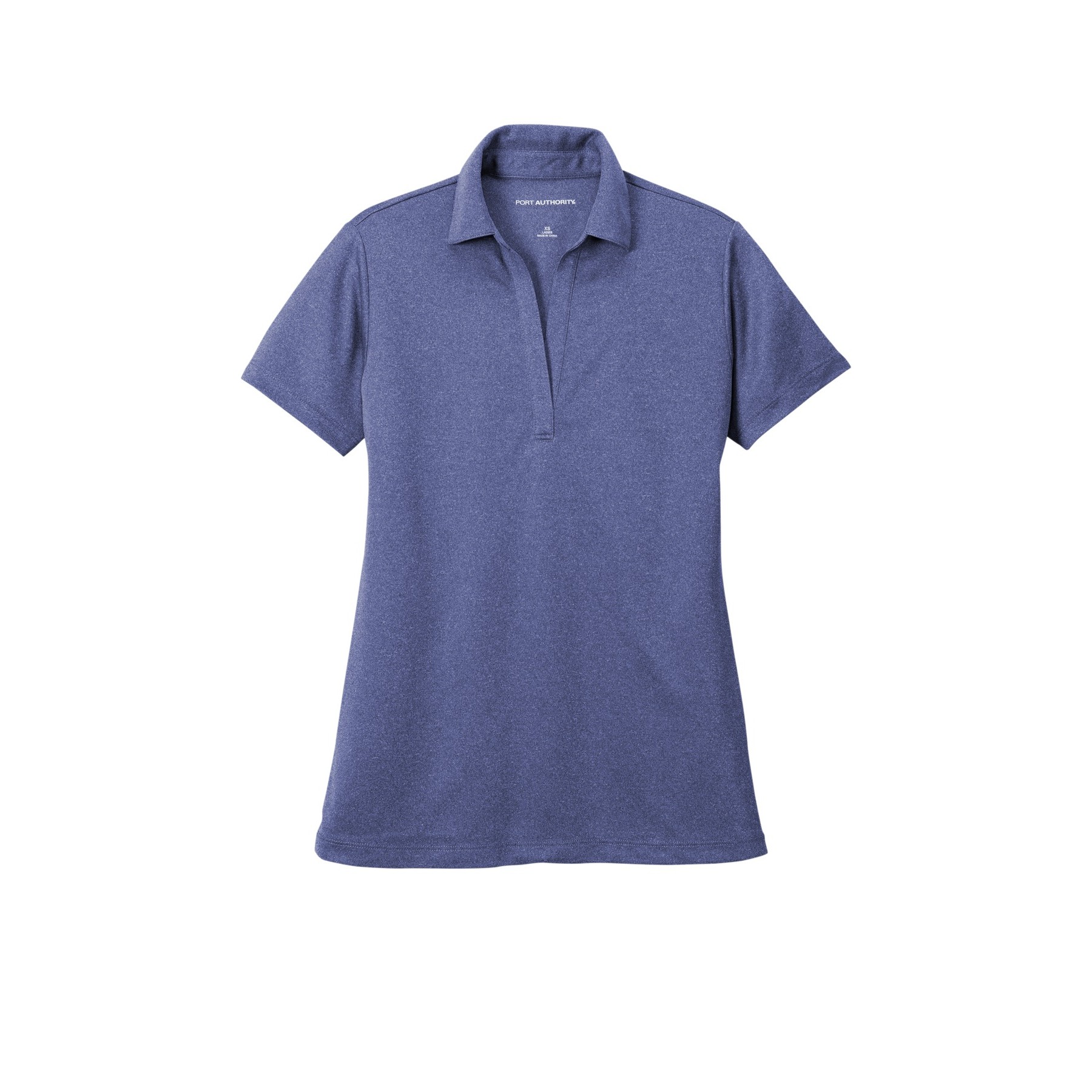 Women's Heathered Silk Touch Performance Polo - Thumbnail Image