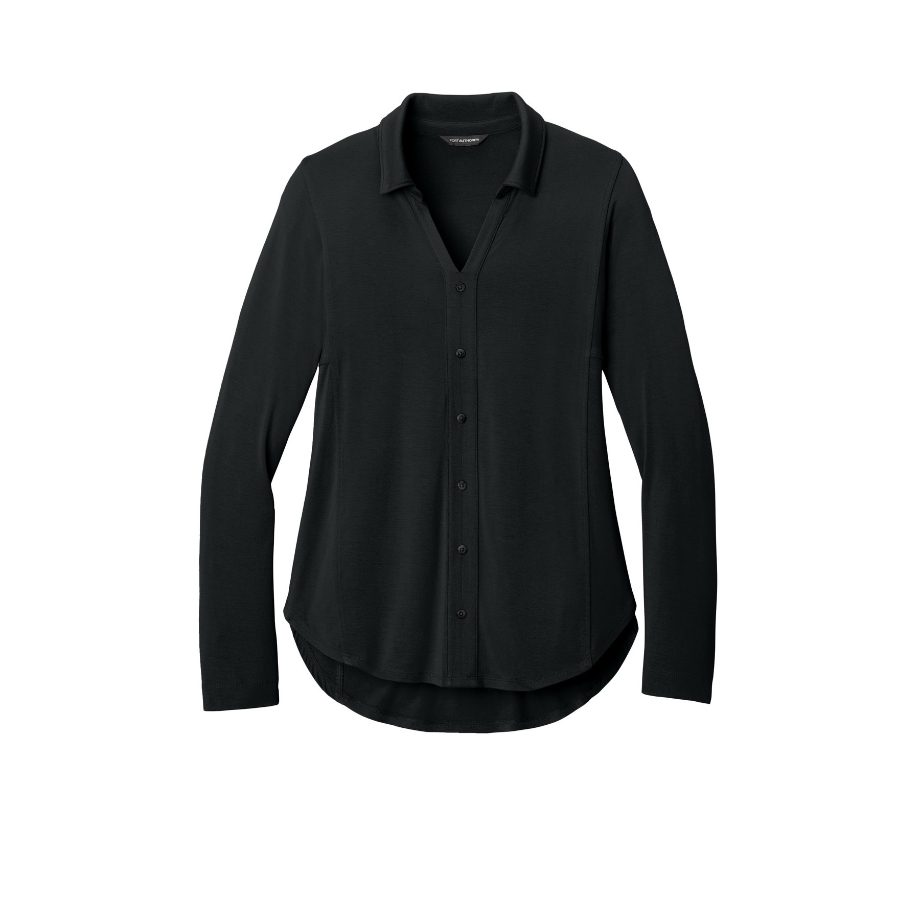 Women's Luxe Knit Button Tunic - Thumbnail Image