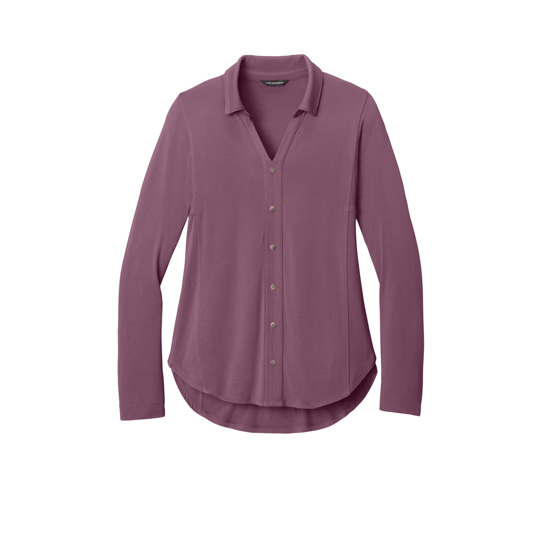 Women's Luxe Knit Button Tunic - Thumbnail Image