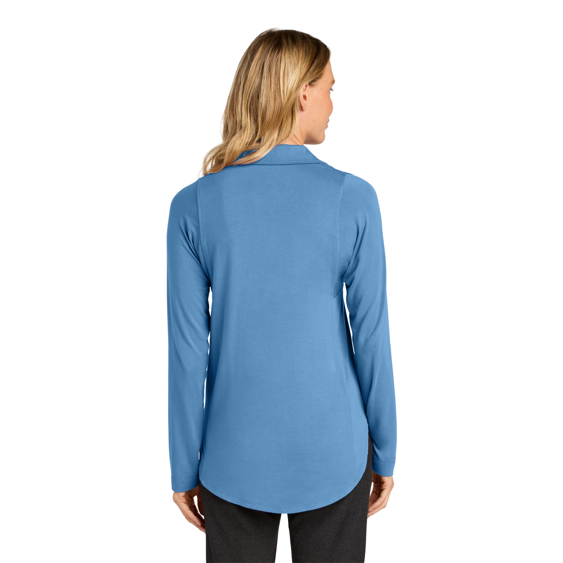 Women's Luxe Knit Button Tunic - Thumbnail Image