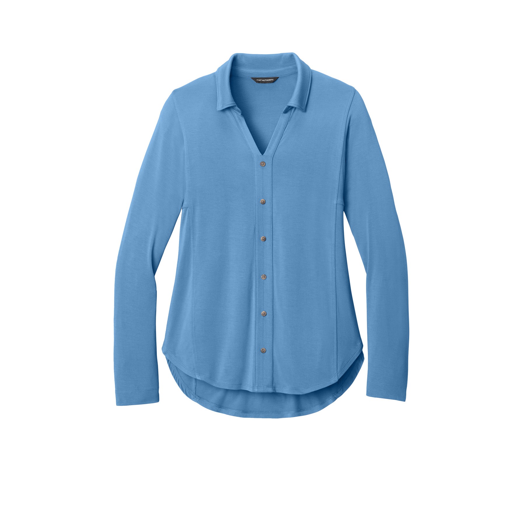 Women's Luxe Knit Button Tunic - Thumbnail Image
