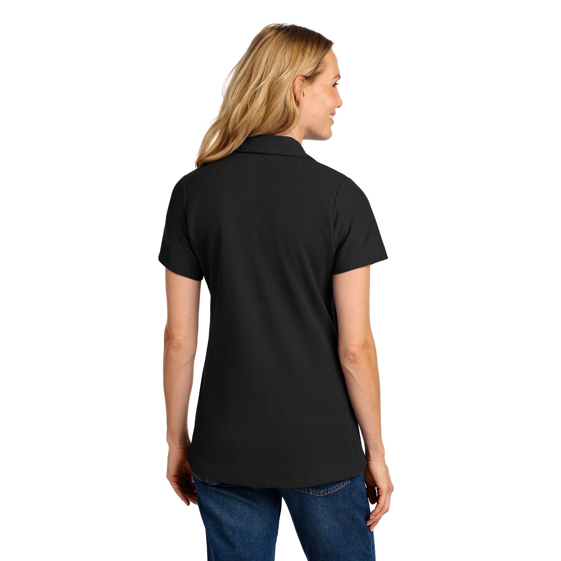 Women's C-FREE Cotton Blend Pique Polo - Thumbnail Image