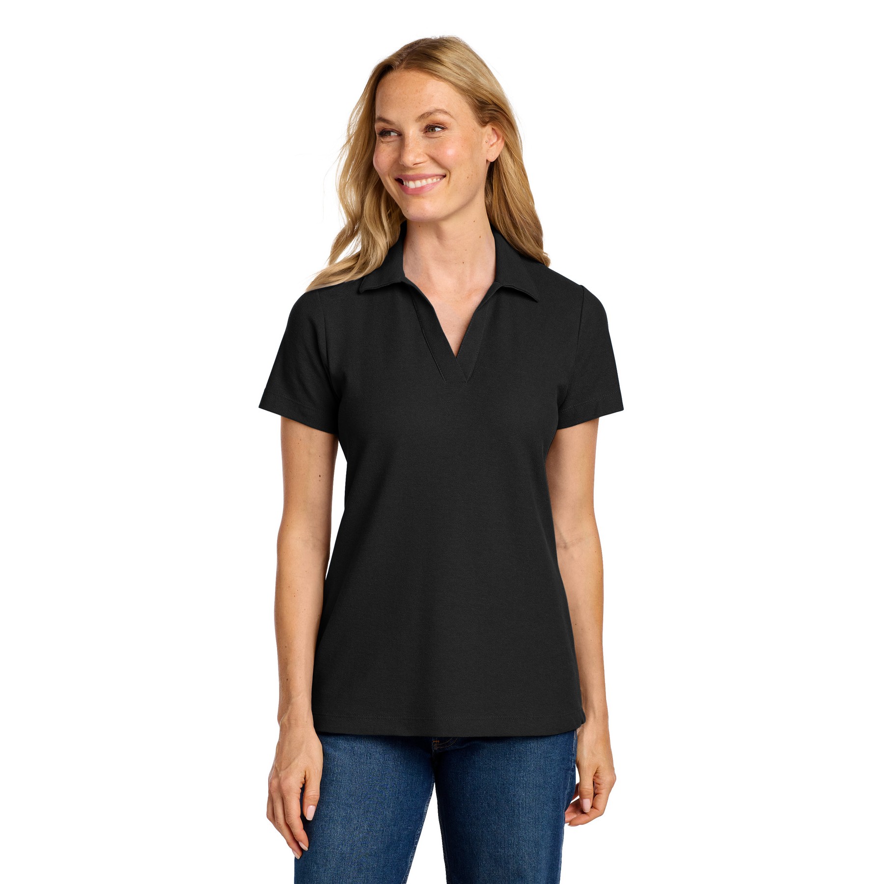 Women's C-FREE Cotton Blend Pique Polo