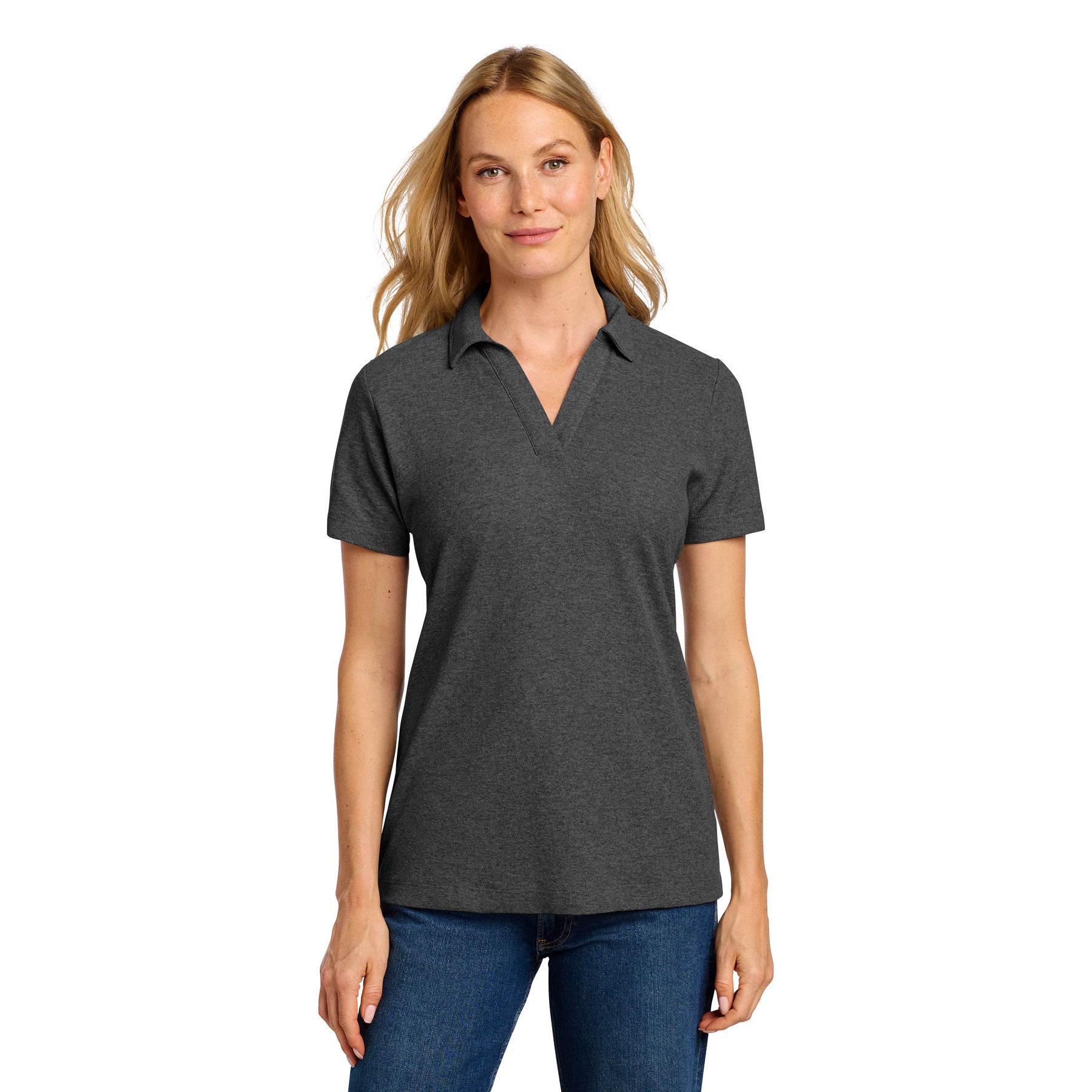 Women's C-FREE Cotton Blend Pique Polo - Thumbnail Image