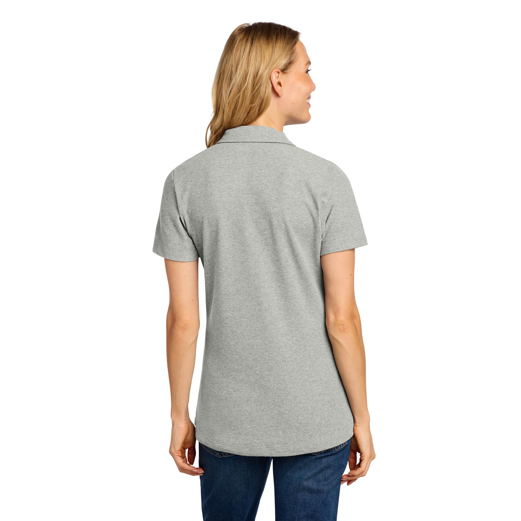 Women's C-FREE Cotton Blend Pique Polo - Thumbnail Image