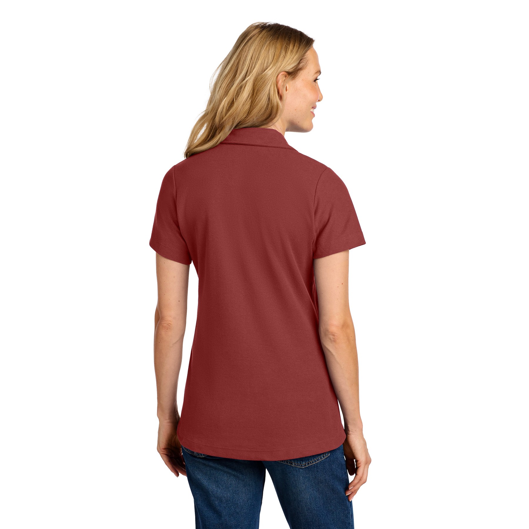 Women's C-FREE Cotton Blend Pique Polo - Thumbnail Image