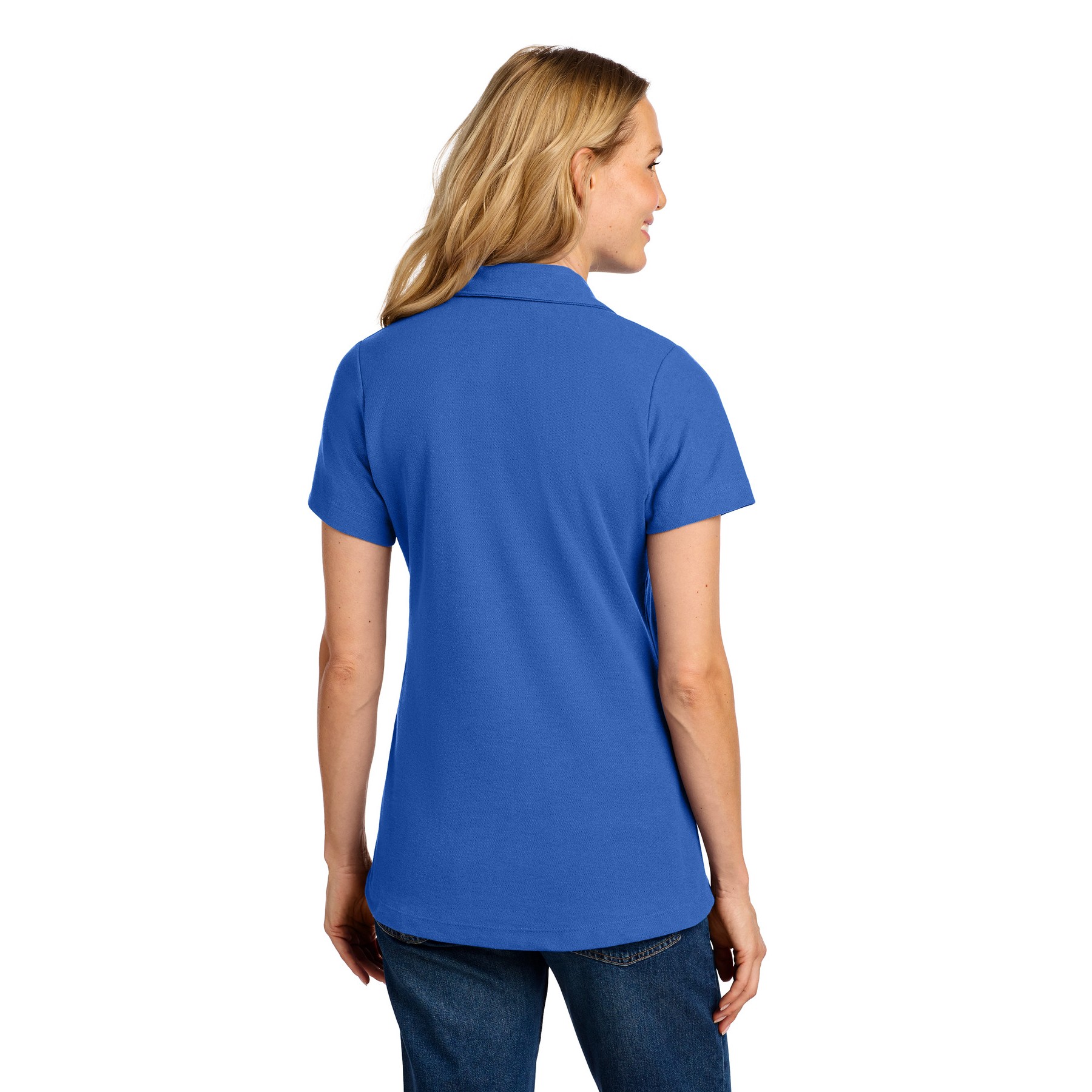 Women's C-FREE Cotton Blend Pique Polo - Thumbnail Image