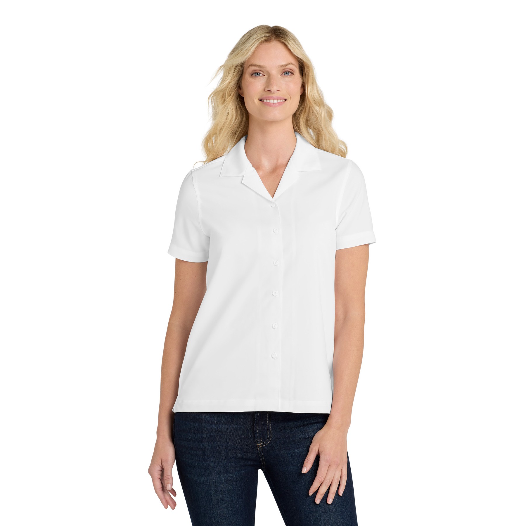 Women's Short Sleeve Performance Staff Shirt - Main Image
