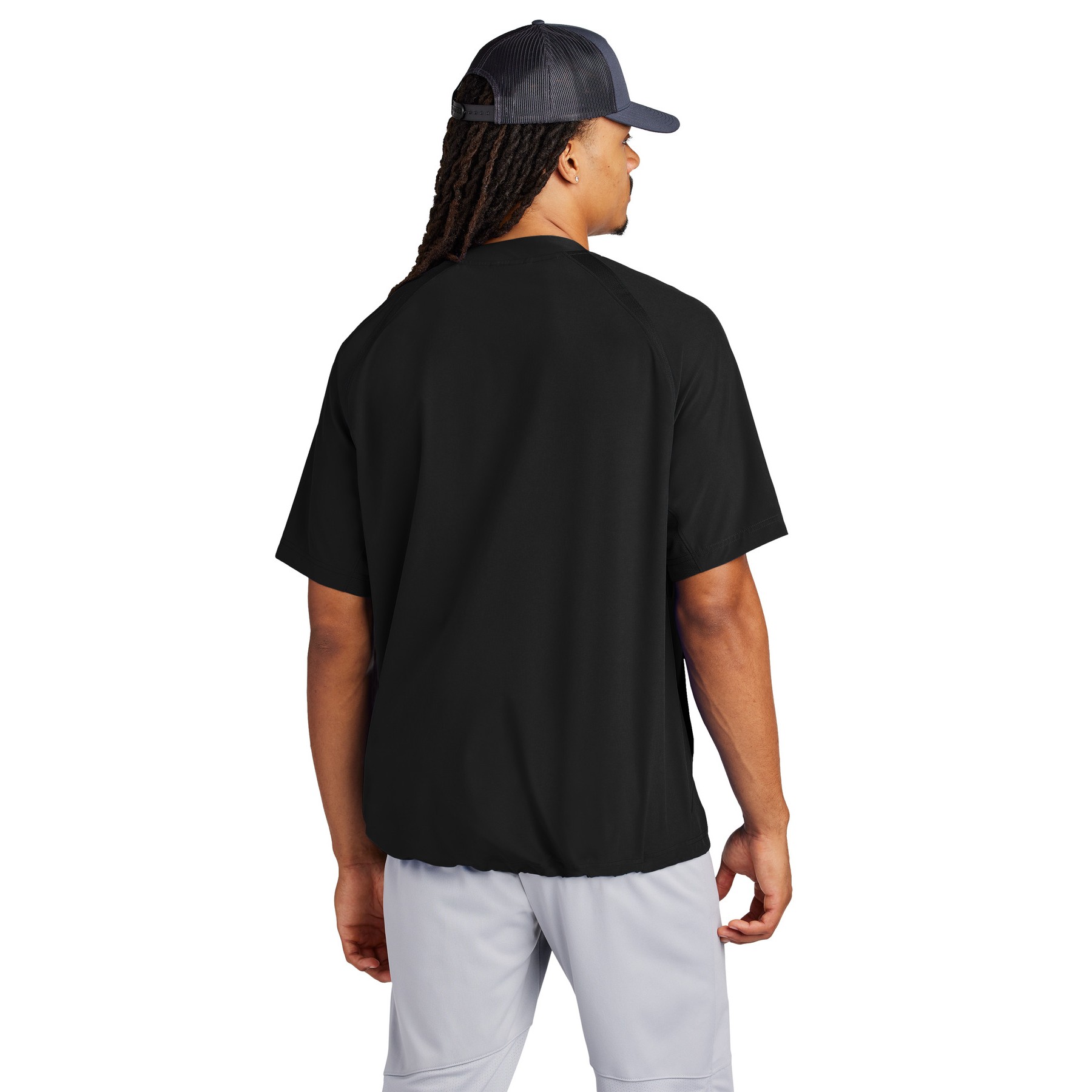 Repeat 1/2-Zip Short Sleeve Jacket - Thumbnail Image