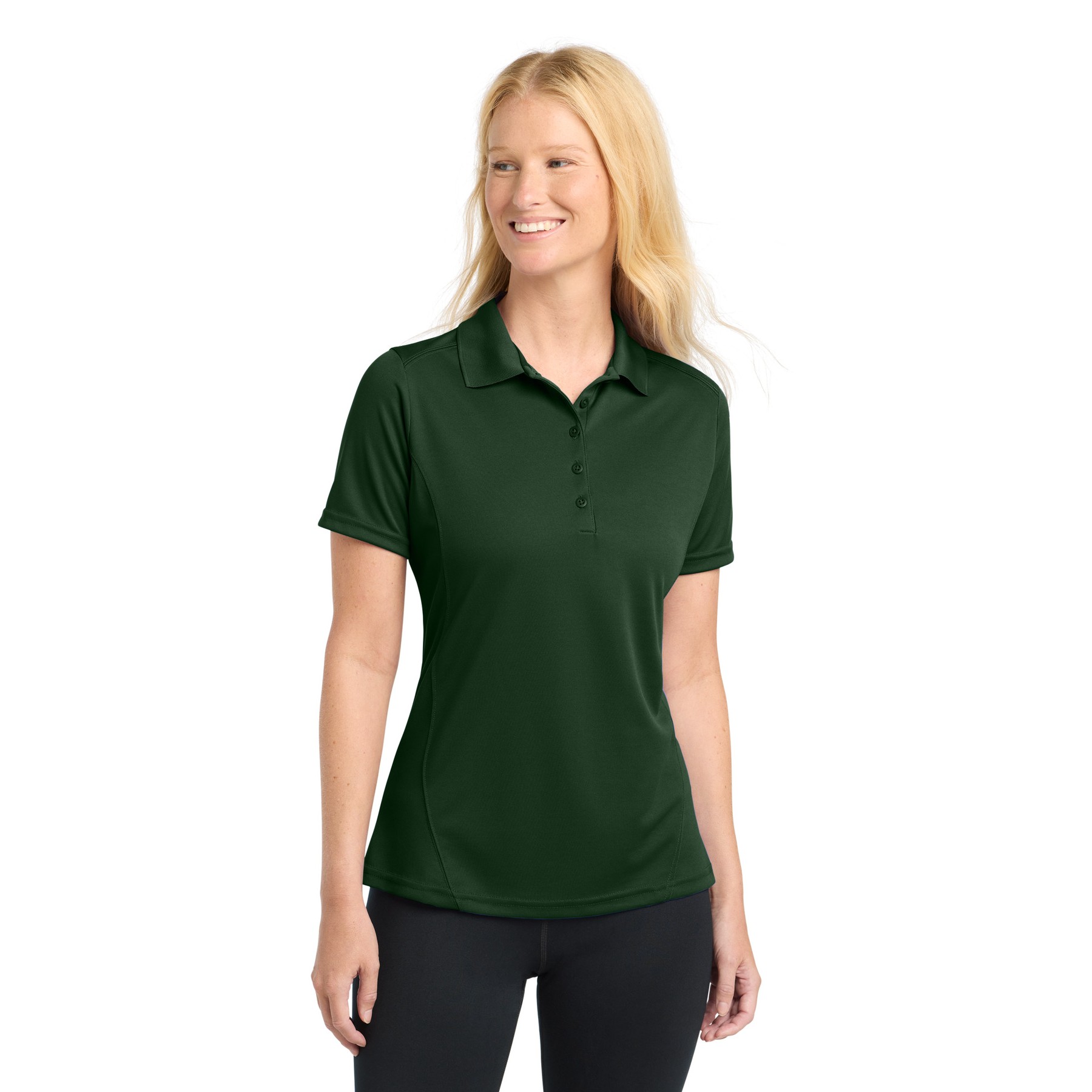 Women's Dry Zone Raglan Accent Polo - Thumbnail Image