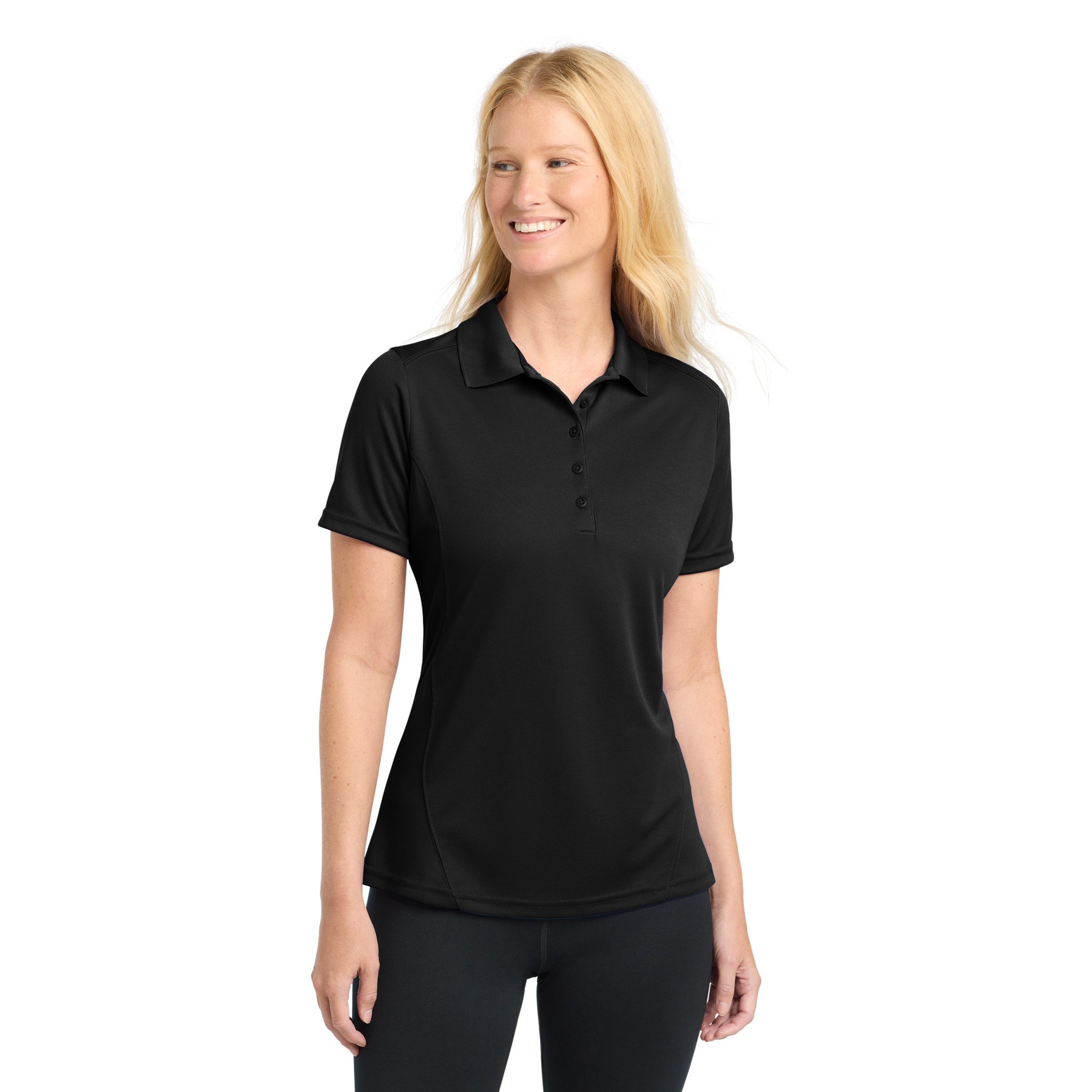 Women's Dry Zone Raglan Accent Polo - Thumbnail Image