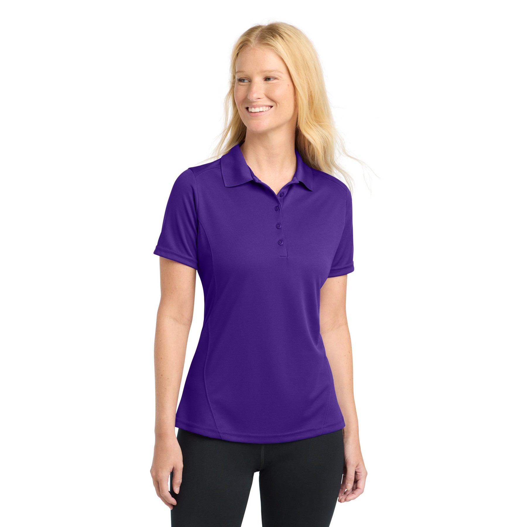 Women's Dry Zone Raglan Accent Polo - Thumbnail Image