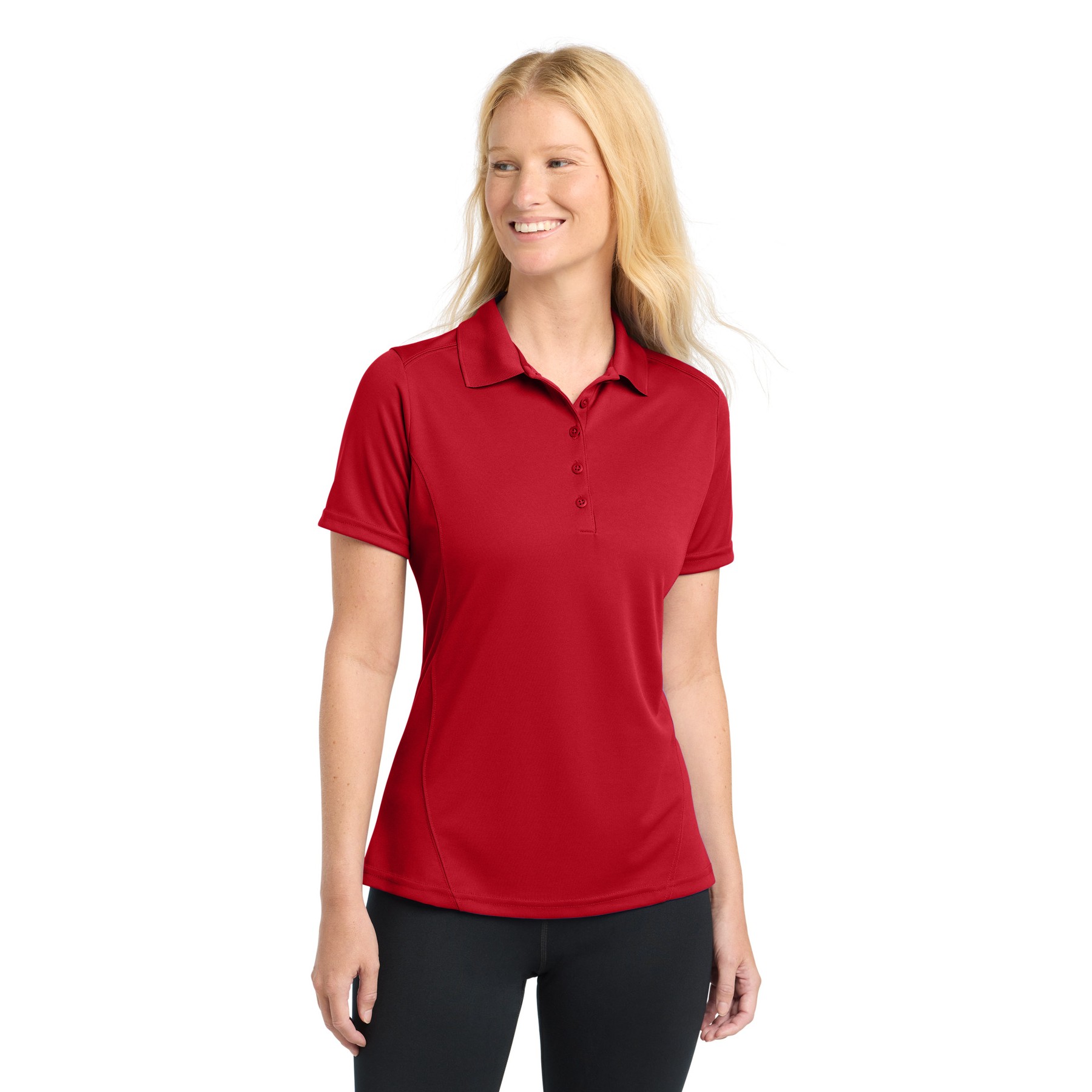 Women's Dry Zone Raglan Accent Polo - Thumbnail Image