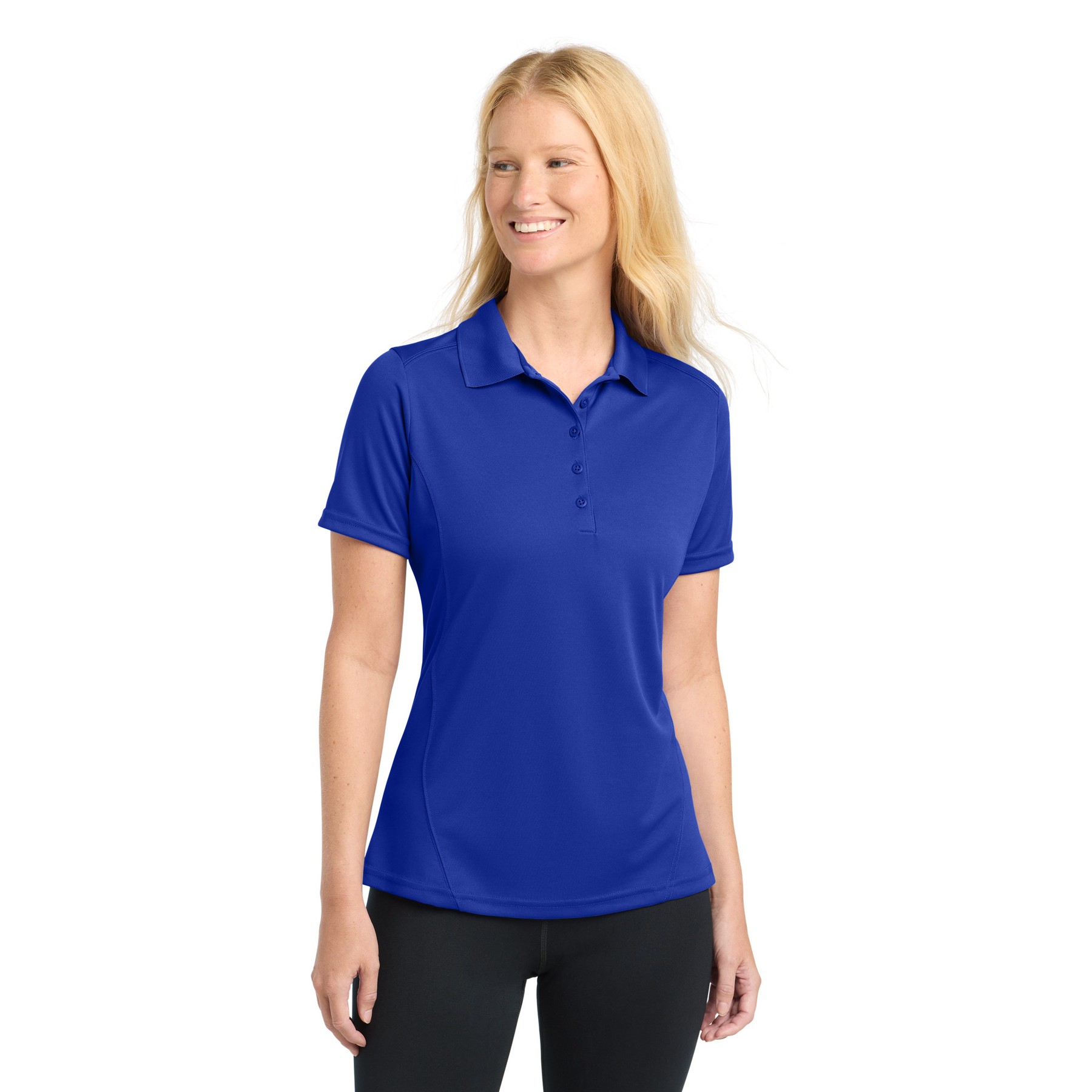 Women's Dry Zone Raglan Accent Polo - Thumbnail Image