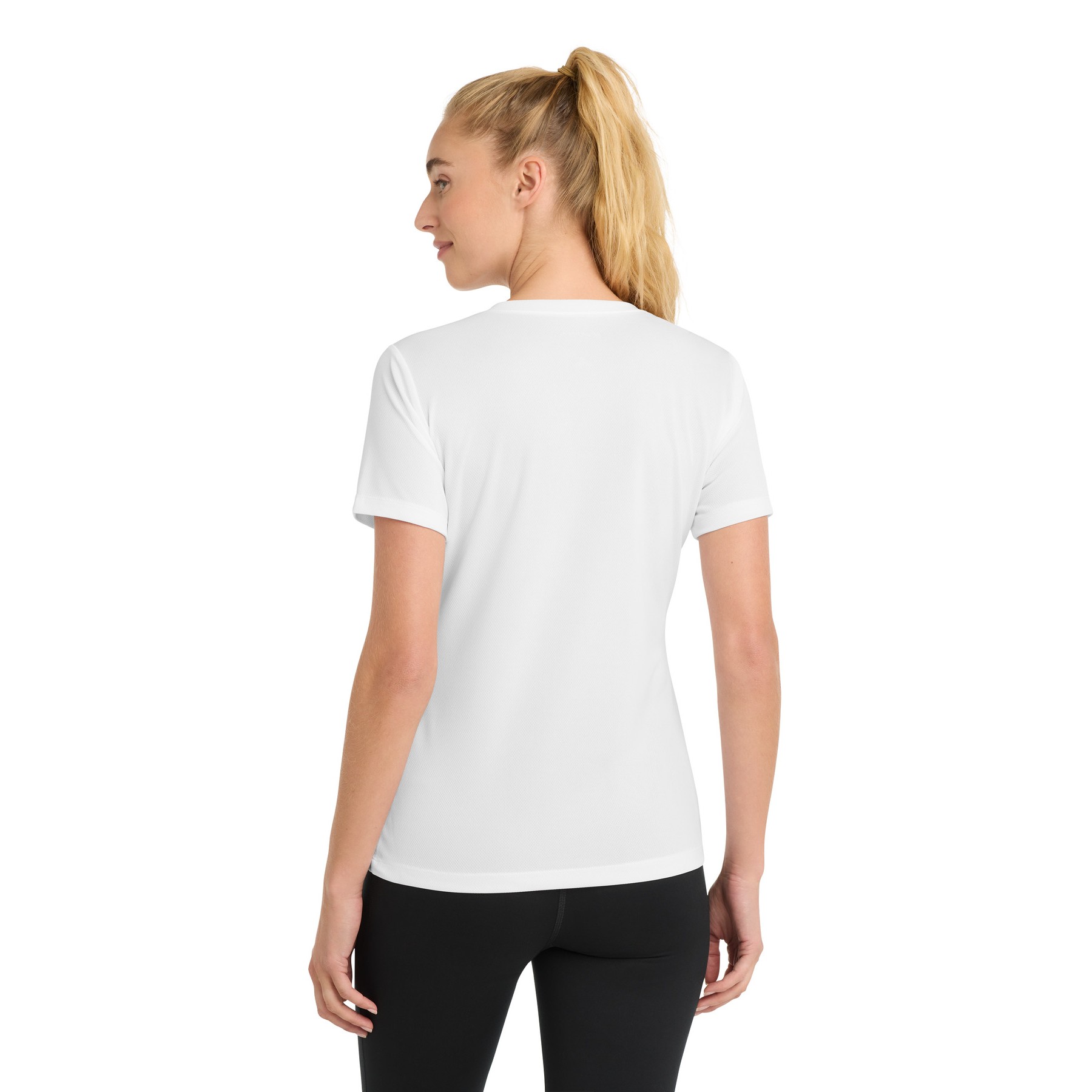 Women's PosiCharge RacerMesh V-Neck Tee - Thumbnail Image