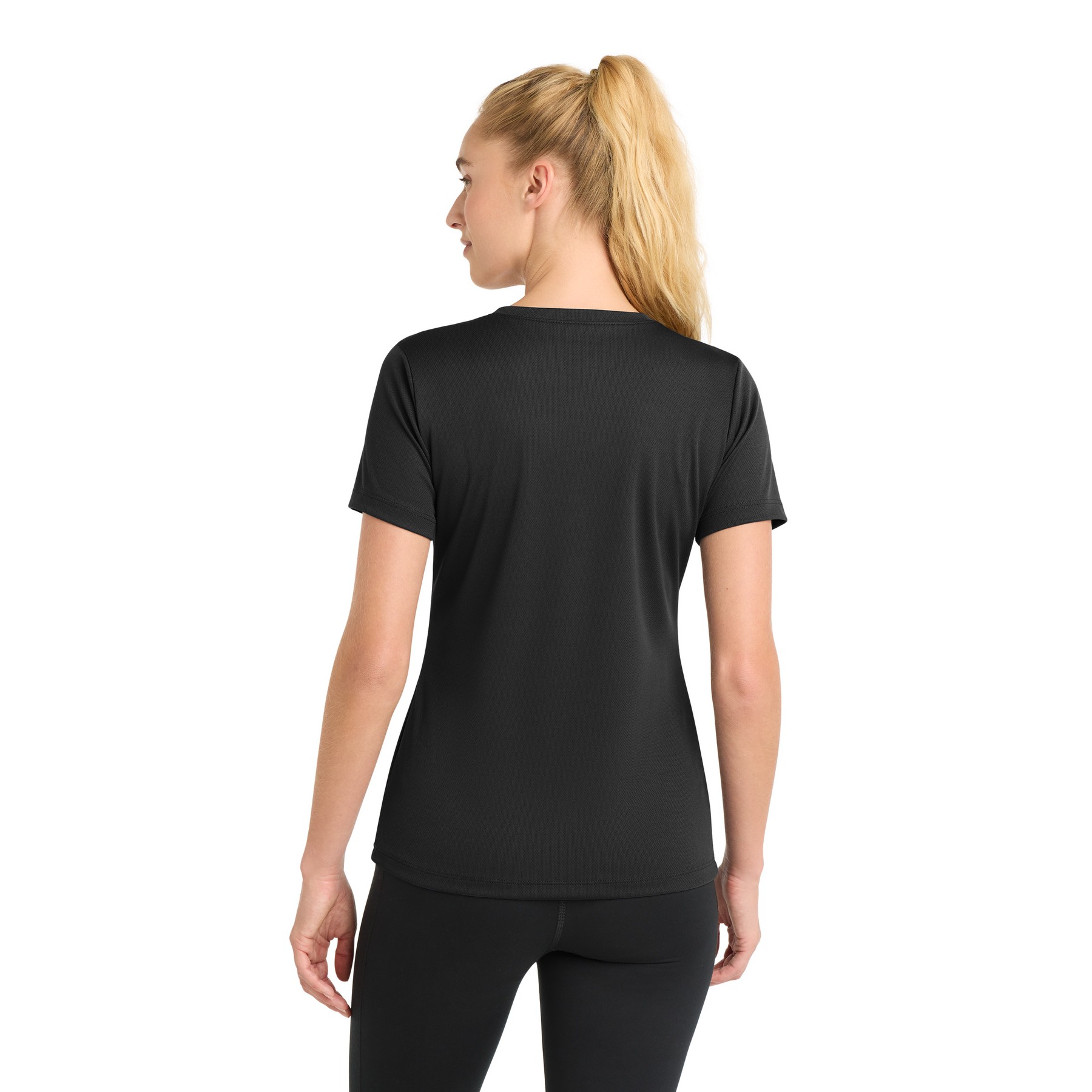Women's PosiCharge RacerMesh V-Neck Tee - Thumbnail Image