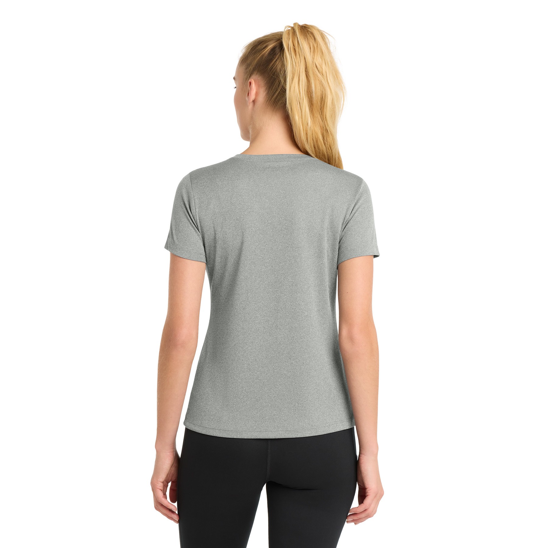 Women's PosiCharge RacerMesh V-Neck Tee - Thumbnail Image