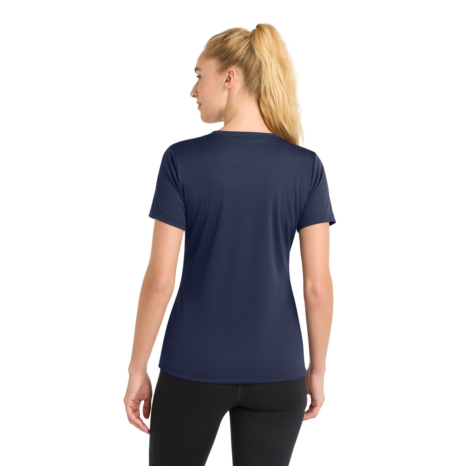 Women's PosiCharge RacerMesh V-Neck Tee - Thumbnail Image