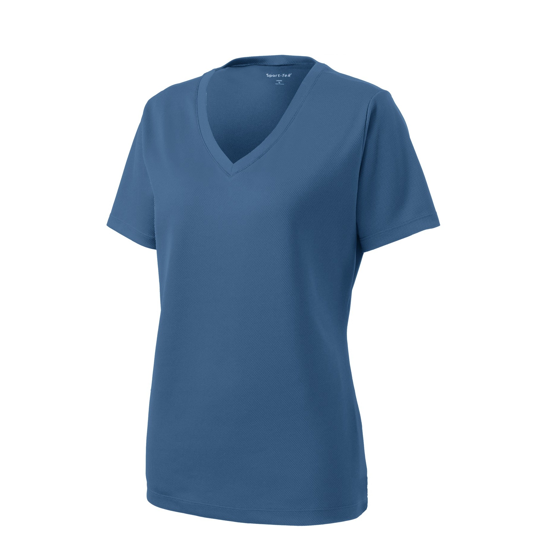 Women's PosiCharge RacerMesh V-Neck Tee - Thumbnail Image