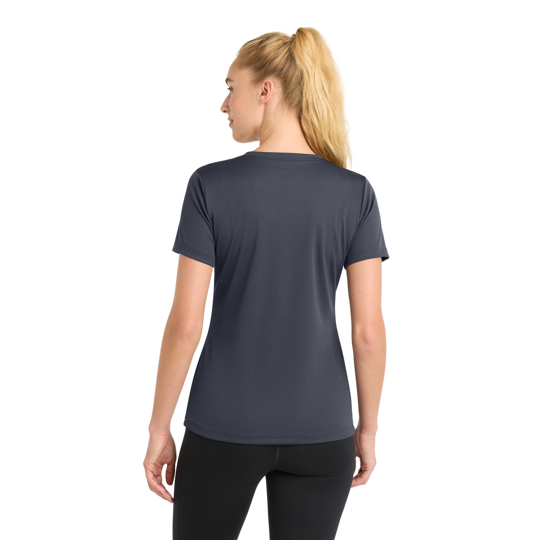 Women's PosiCharge RacerMesh V-Neck Tee - Thumbnail Image