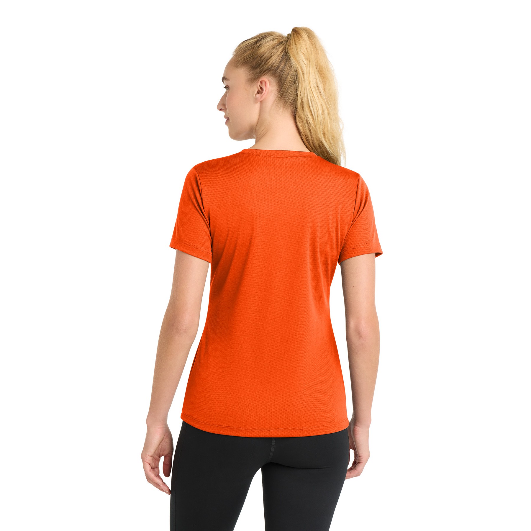 Women's PosiCharge RacerMesh V-Neck Tee - Thumbnail Image