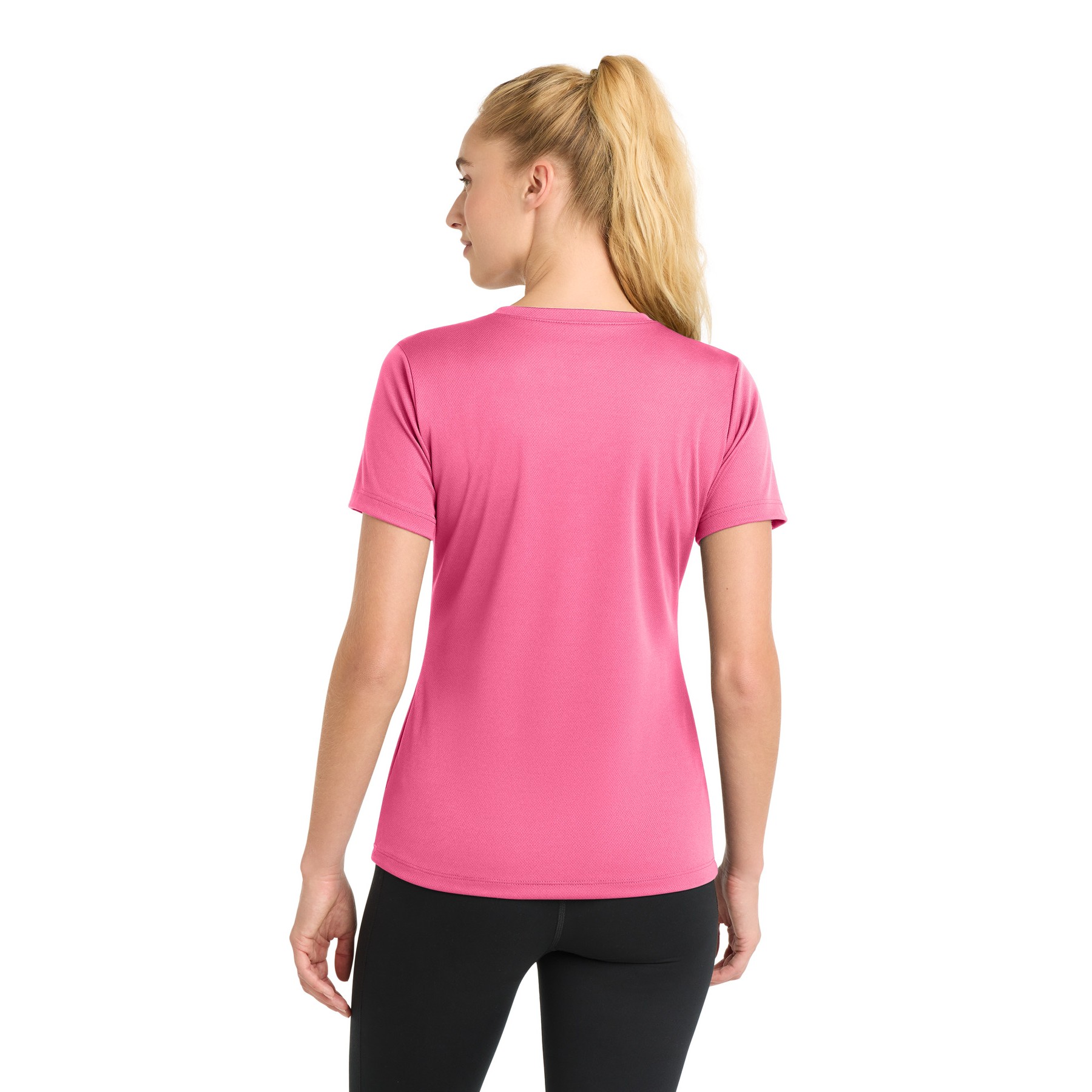 Women's PosiCharge RacerMesh V-Neck Tee - Thumbnail Image