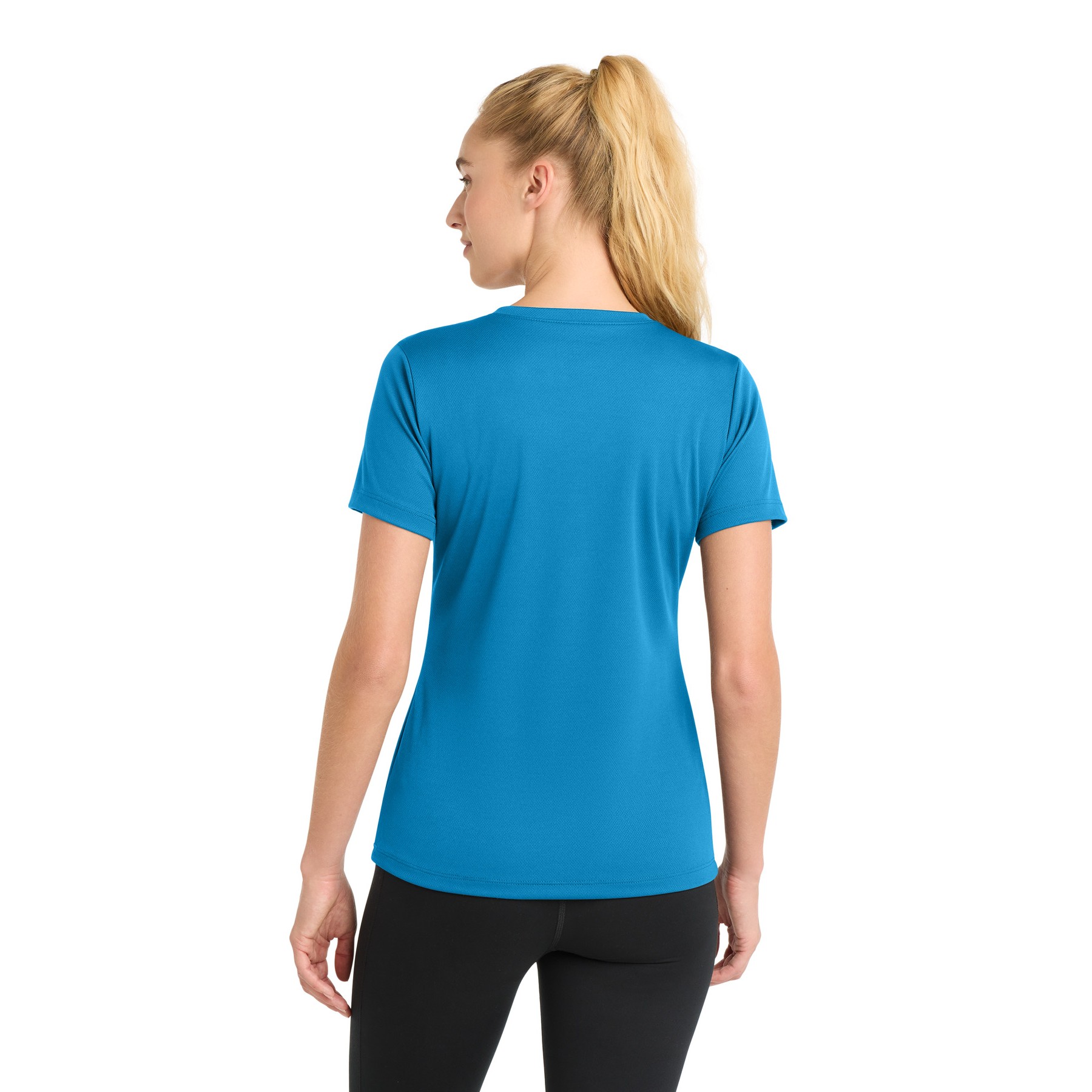 Women's PosiCharge RacerMesh V-Neck Tee - Thumbnail Image
