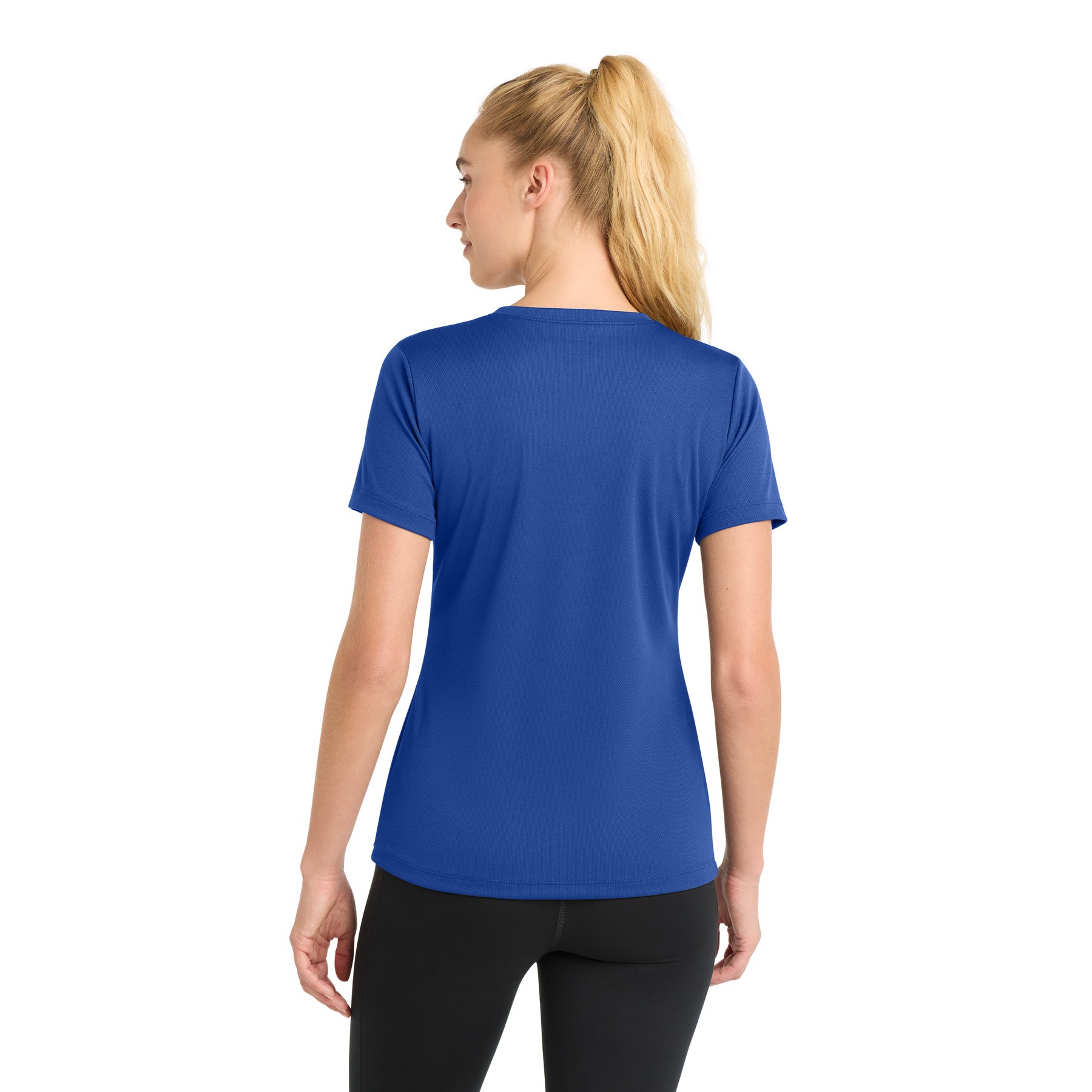Women's PosiCharge RacerMesh V-Neck Tee - Thumbnail Image
