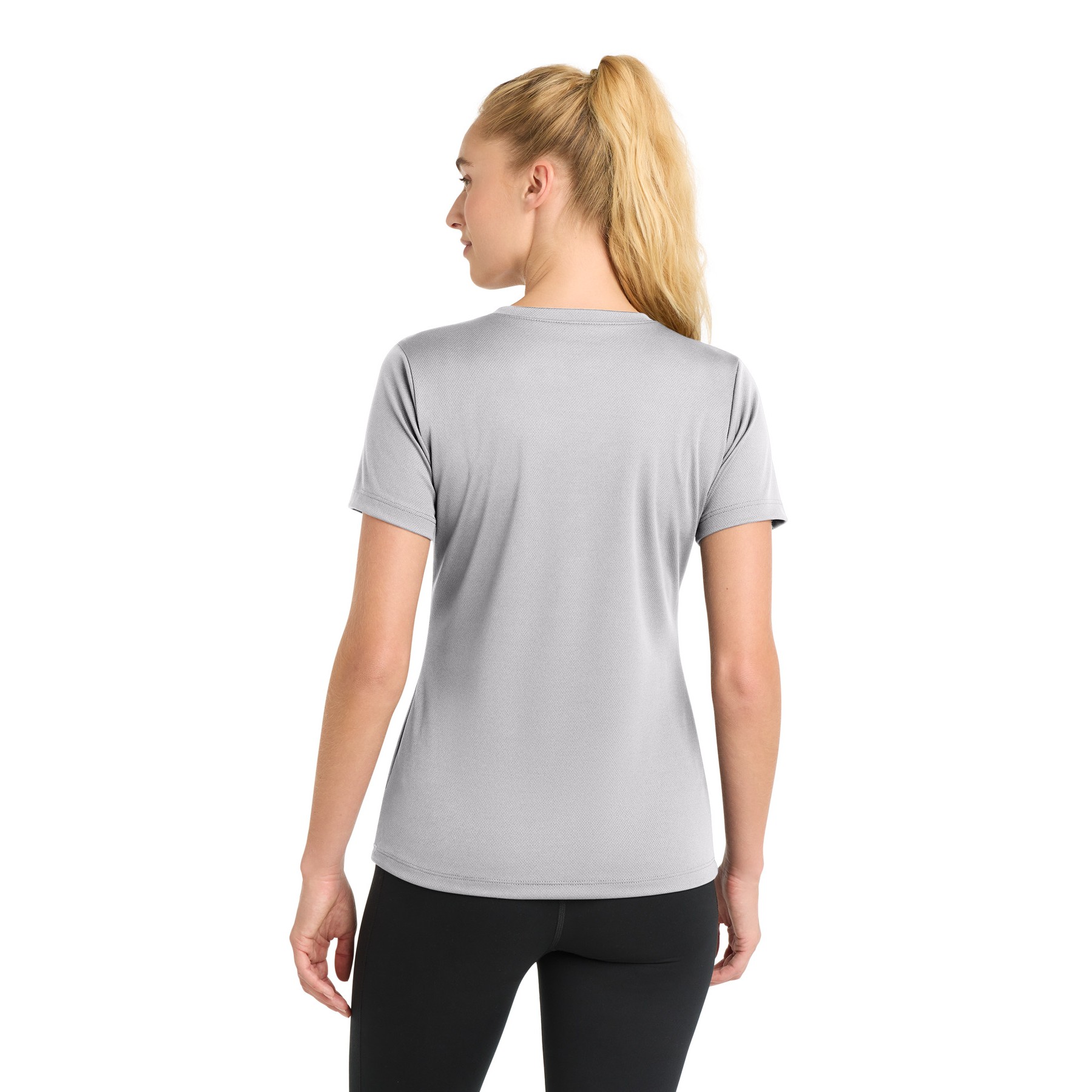 Women's PosiCharge RacerMesh V-Neck Tee - Thumbnail Image