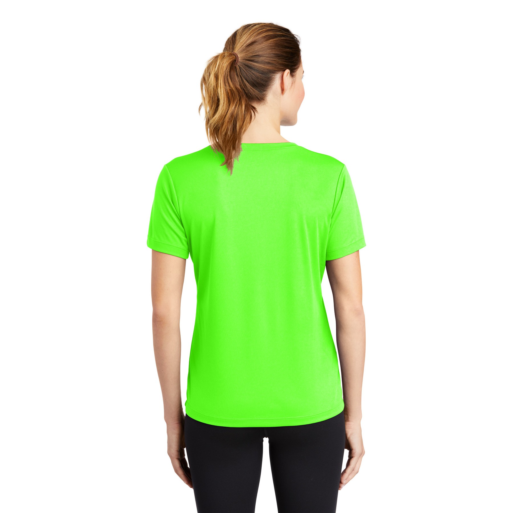 Women's PosiCharge RacerMesh V-Neck Tee - Thumbnail Image