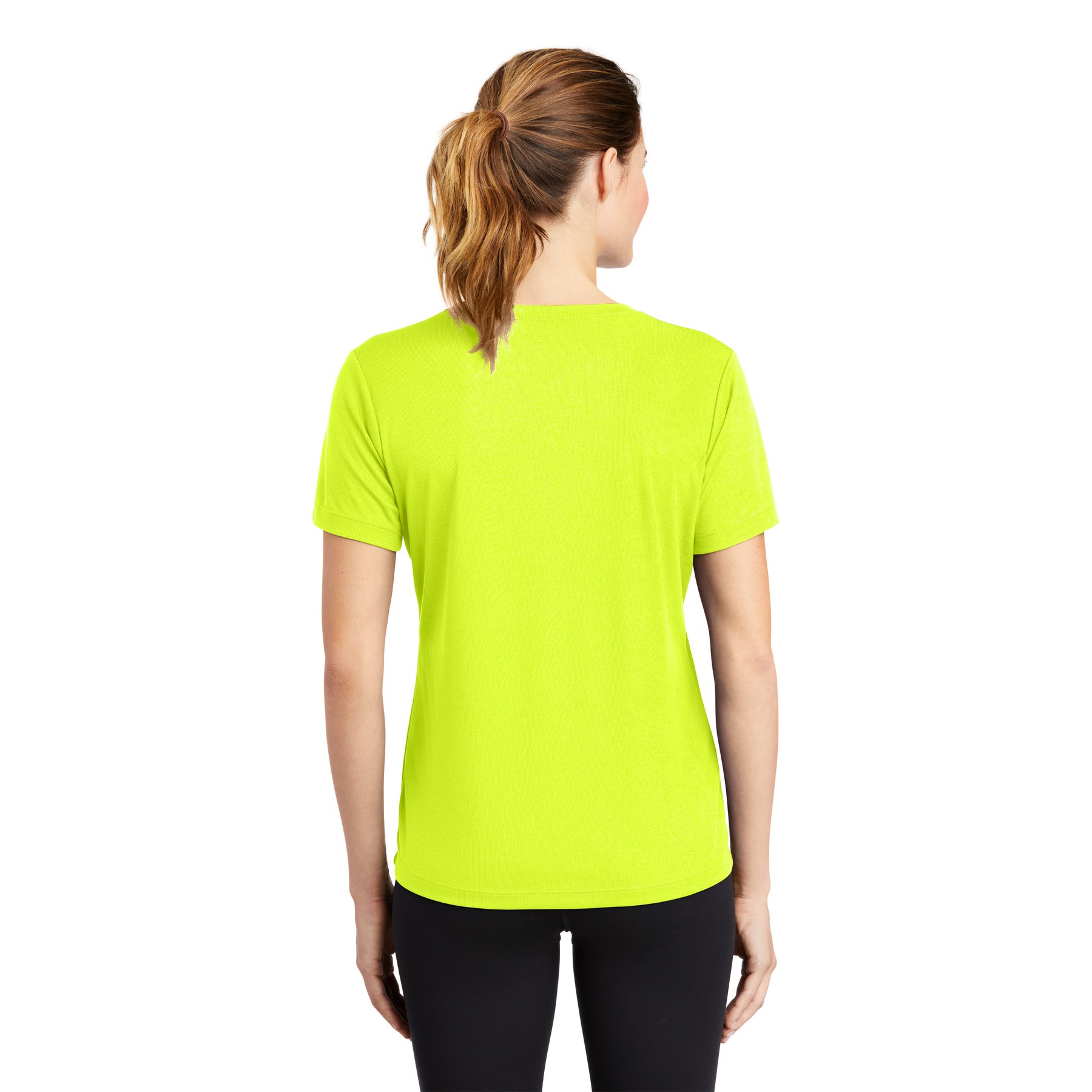 Women's PosiCharge RacerMesh V-Neck Tee - Thumbnail Image