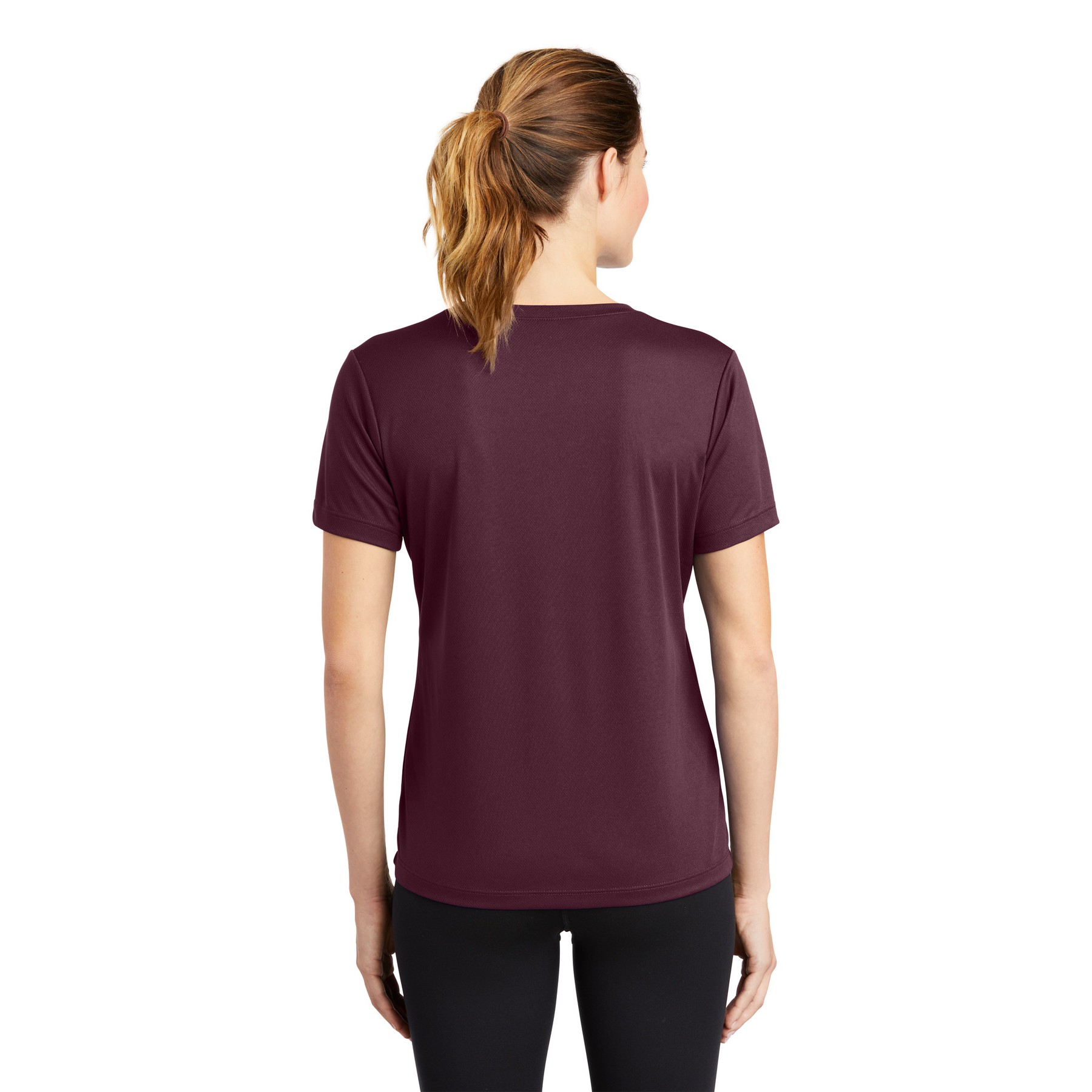 Women's PosiCharge RacerMesh V-Neck Tee - Thumbnail Image
