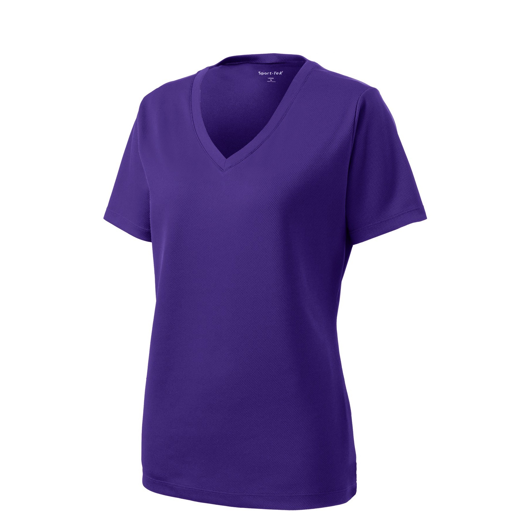 Women's PosiCharge RacerMesh V-Neck Tee - Thumbnail Image