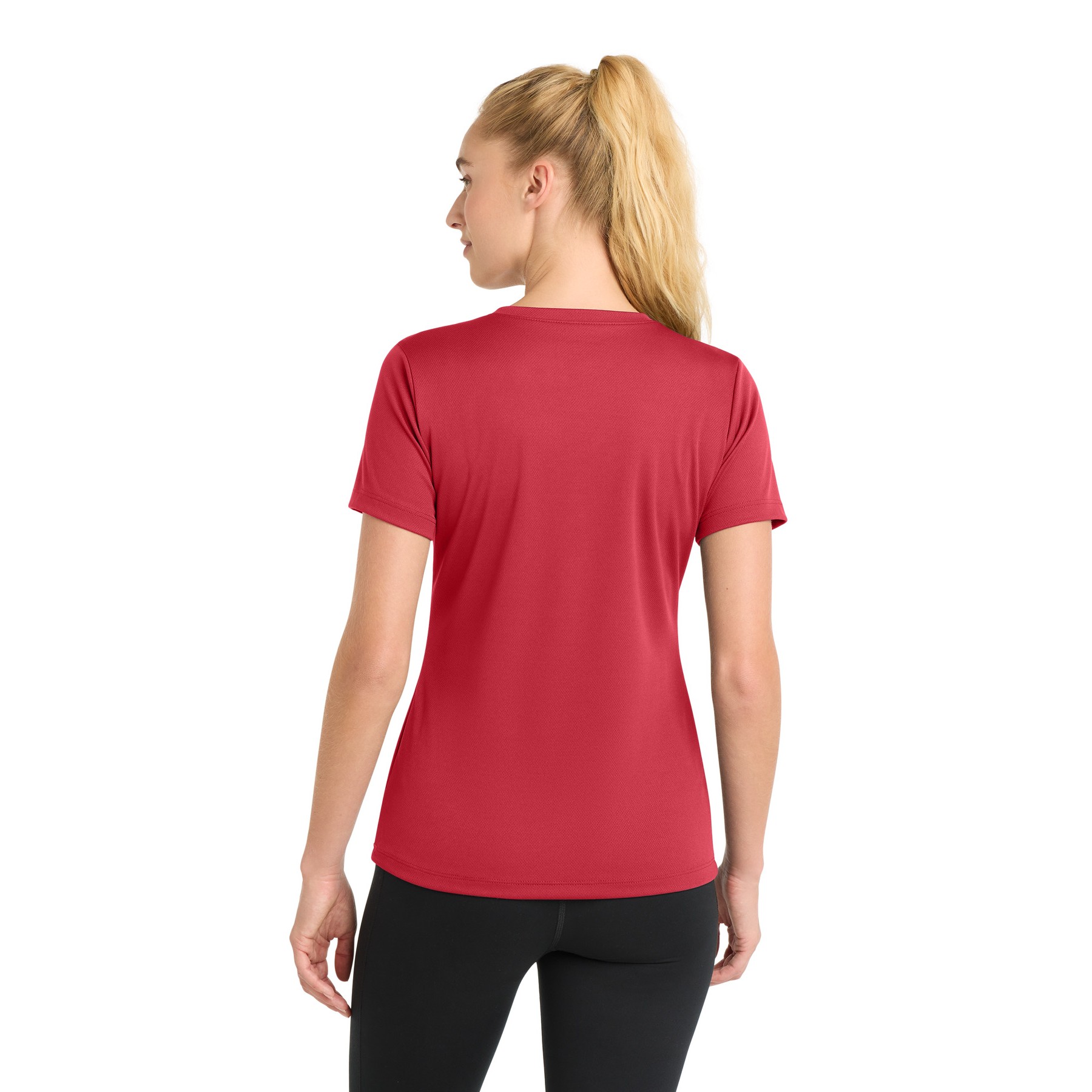 Women's PosiCharge RacerMesh V-Neck Tee - Thumbnail Image