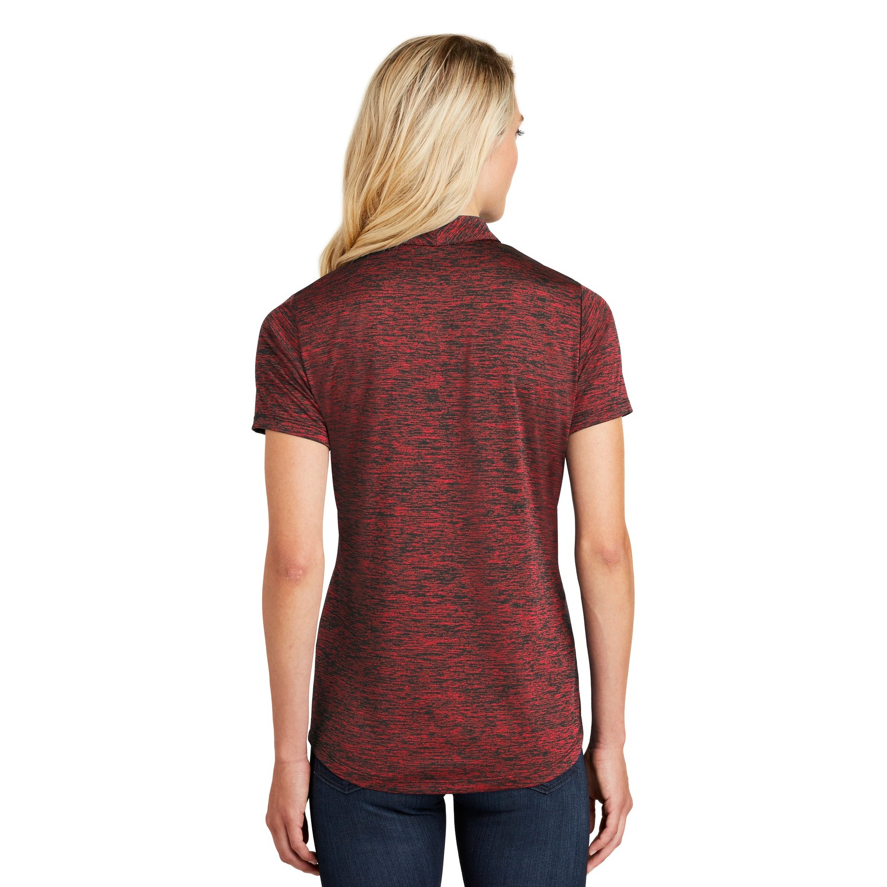 Women's PosiCharge Electric Heather Polo - Thumbnail Image