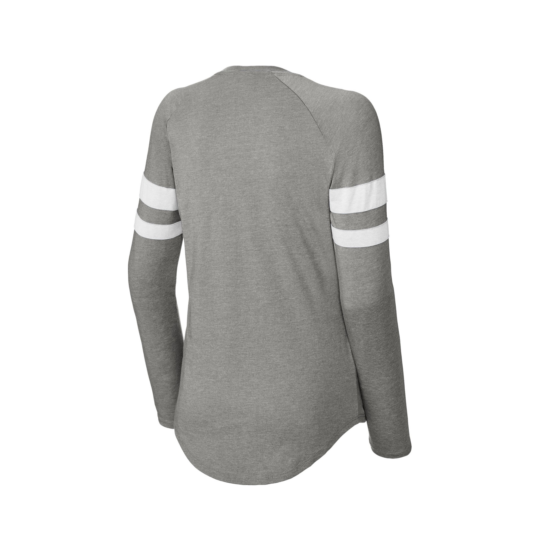 Women's Halftime Stripe Long Sleeve V-Neck Tee - Thumbnail Image