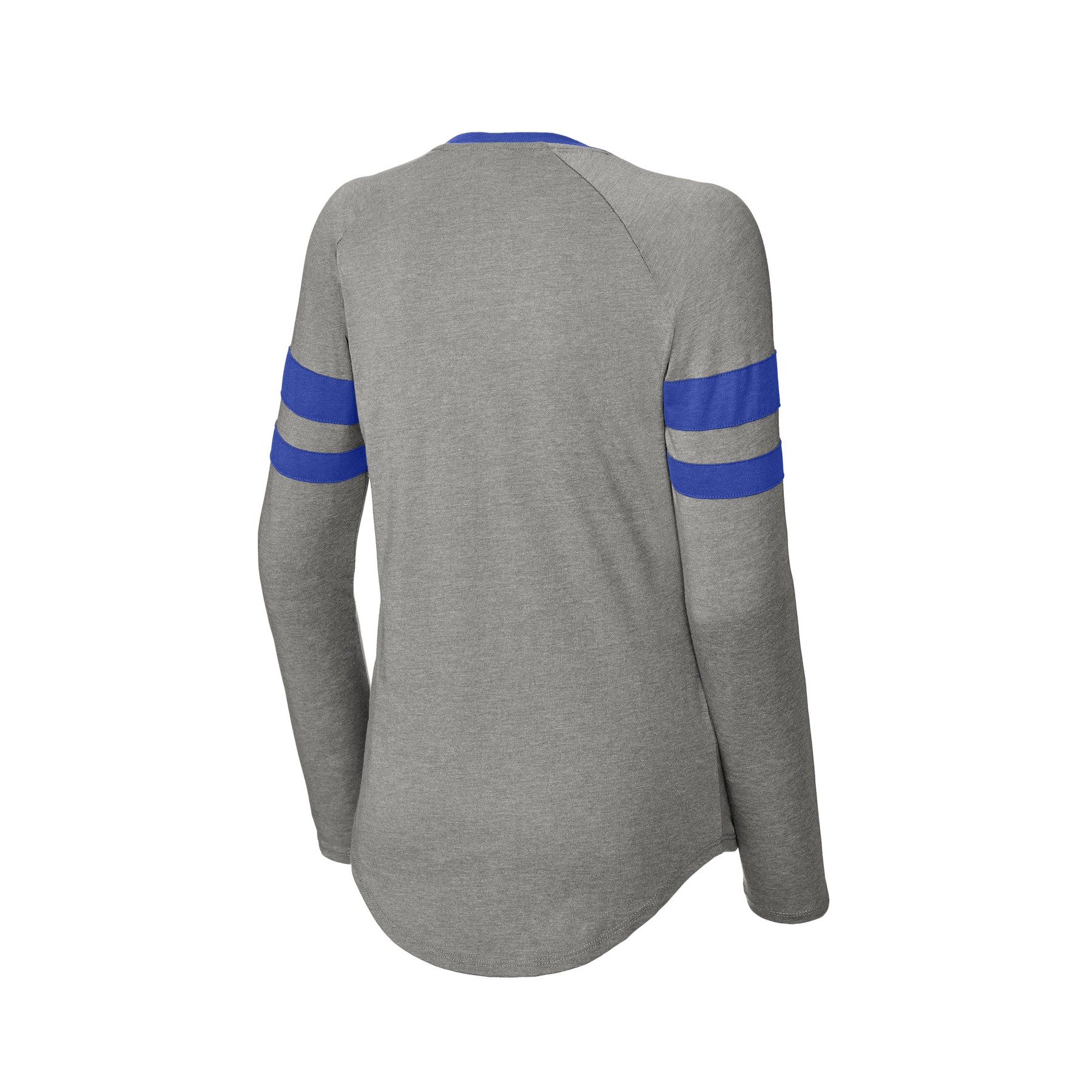 Women's Halftime Stripe Long Sleeve V-Neck Tee - Thumbnail Image