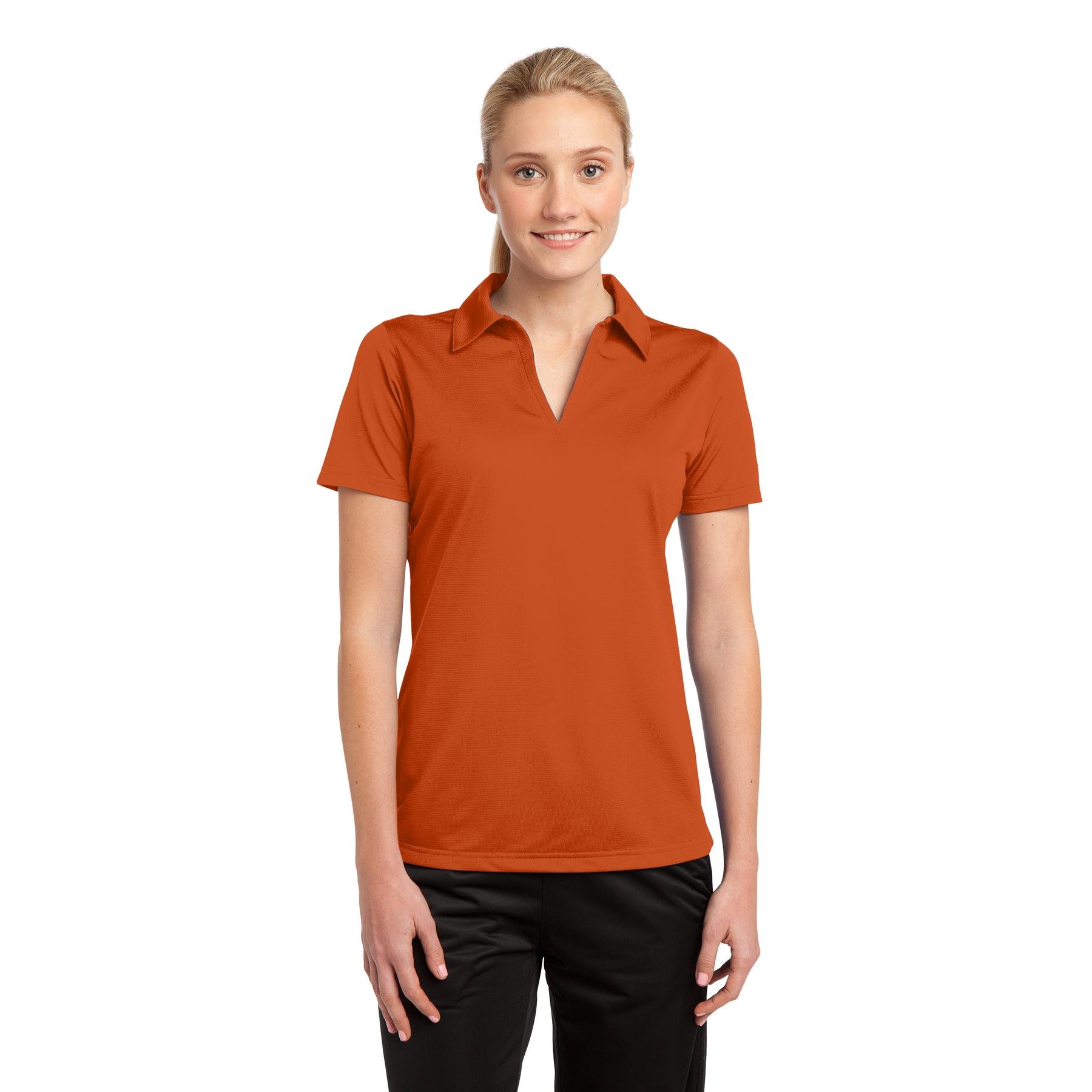 Women's PosiCharge Active Textured Polo - Thumbnail Image