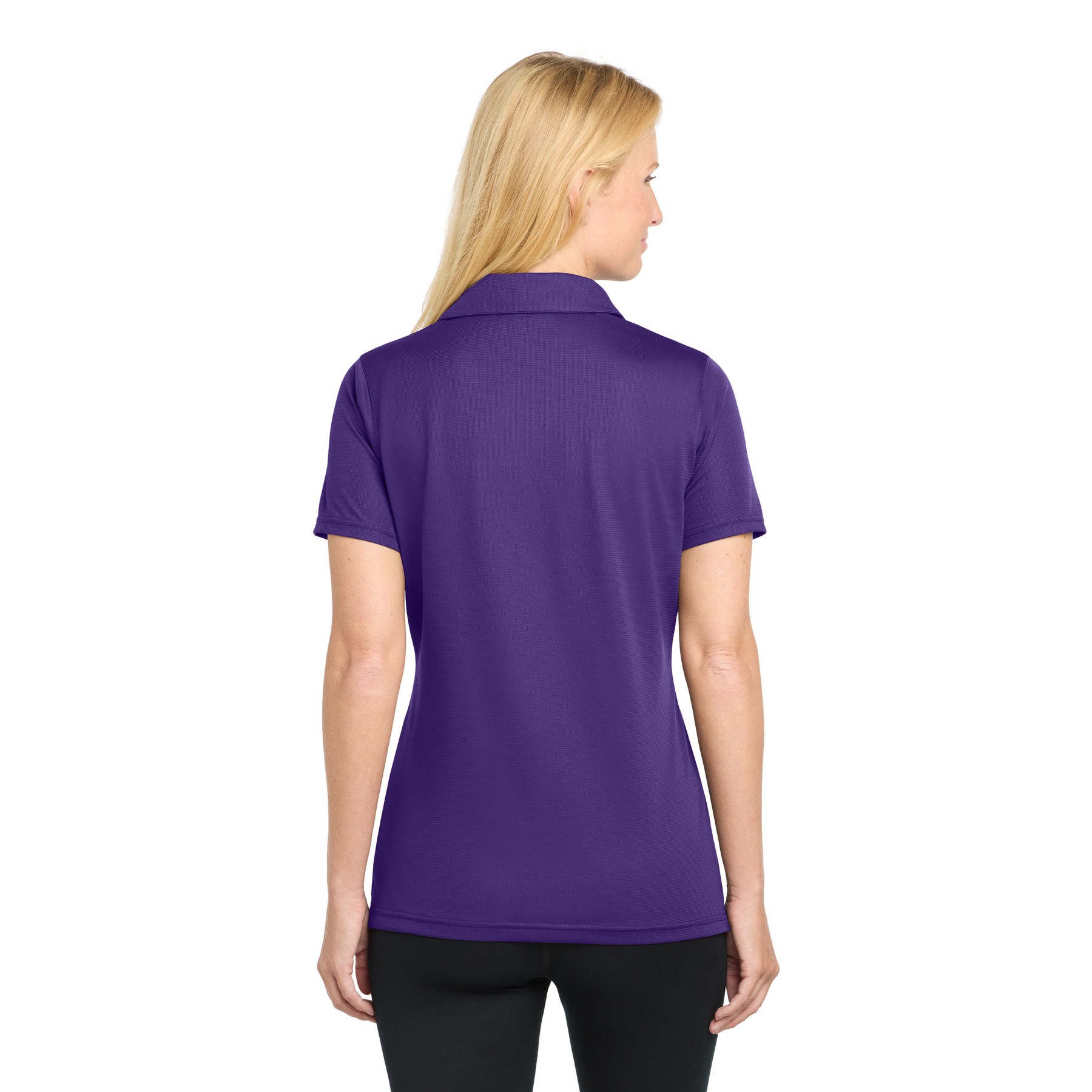Women's PosiCharge Active Textured Polo - Thumbnail Image